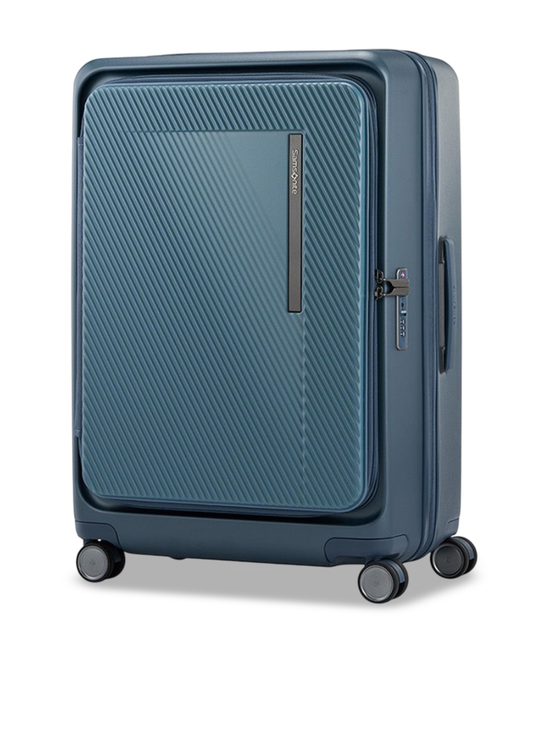

Samsonite Front Opening Hard Sided Medium Trolley Bag, Blue