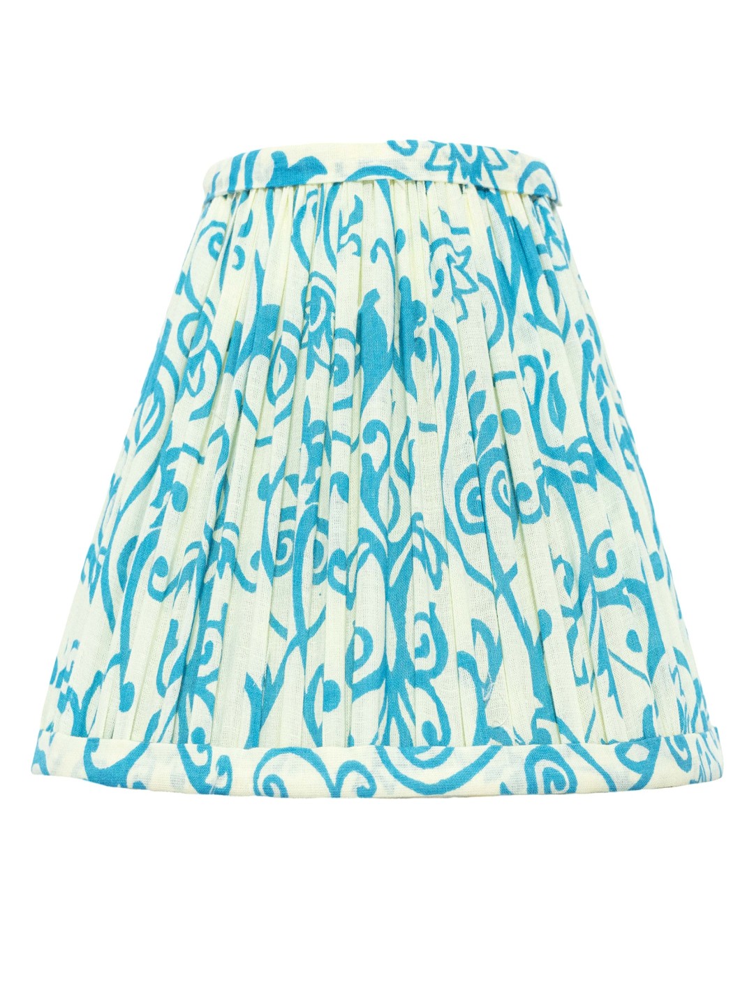 

Lampenschirm India Blue & White Block Printed Cotton Lampshade