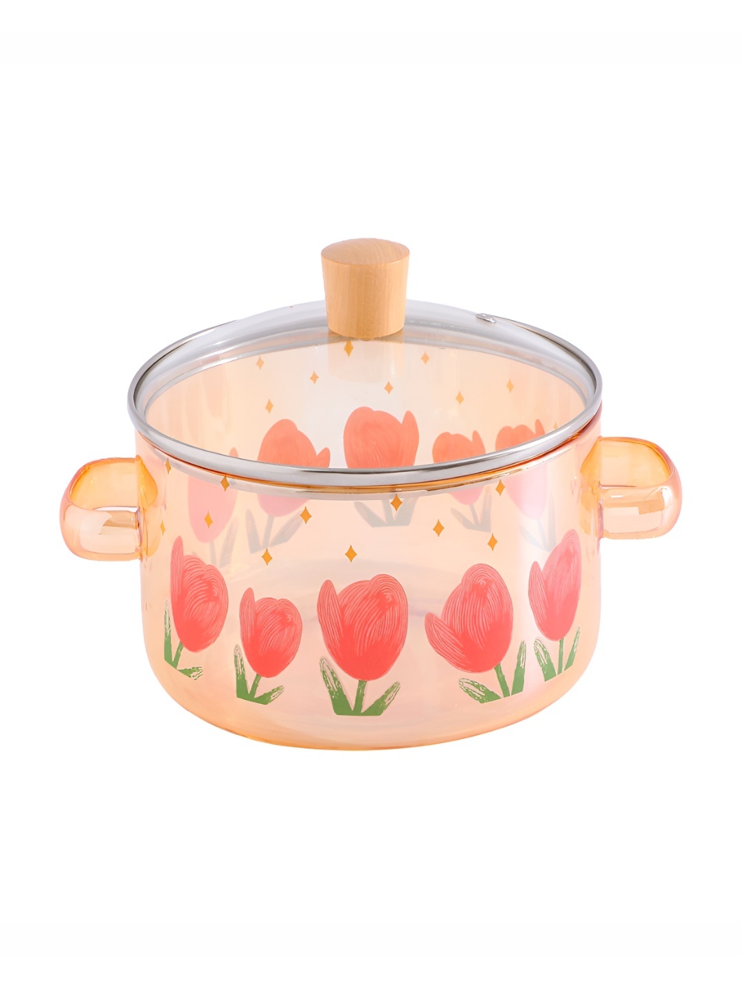 

The Better Home Multicoloured Dishwasher Safe Glass Pan, Multi