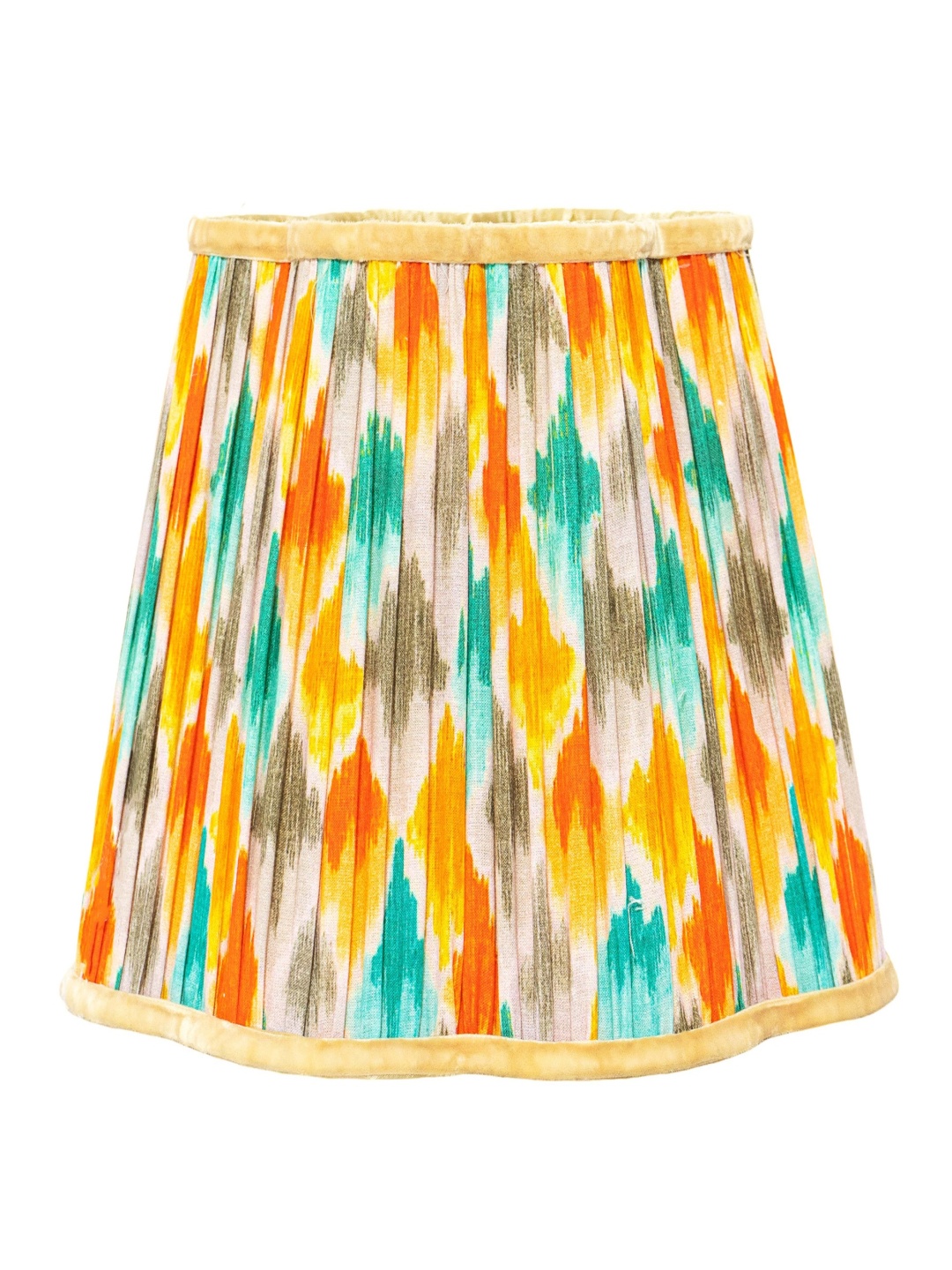 

Lampenschirm India Beige Printed Cotton Frustum Shaped Lampshade
