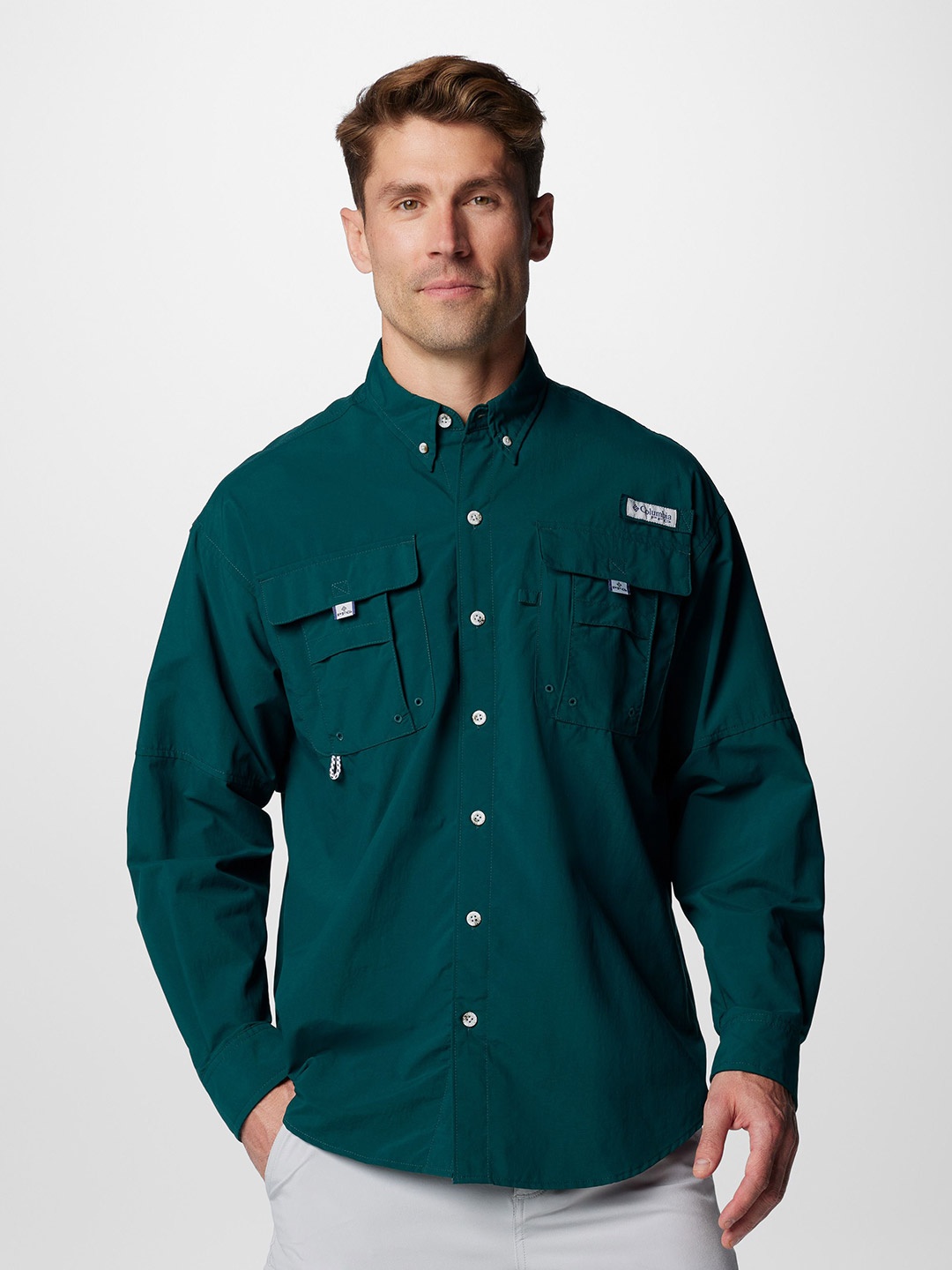 

Columbia Bahama II Omni Shade Long Sleeve Shirt, Green