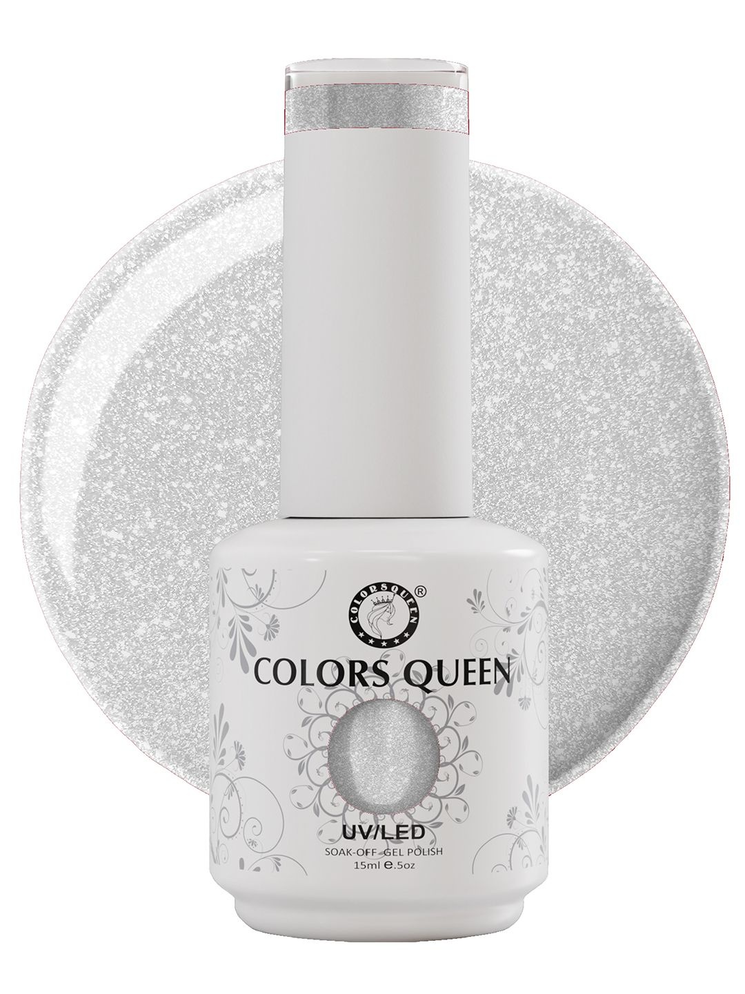 

Colors Queen UV LED Soak Off Gel Polish - 15 ml - Shade - 176, White