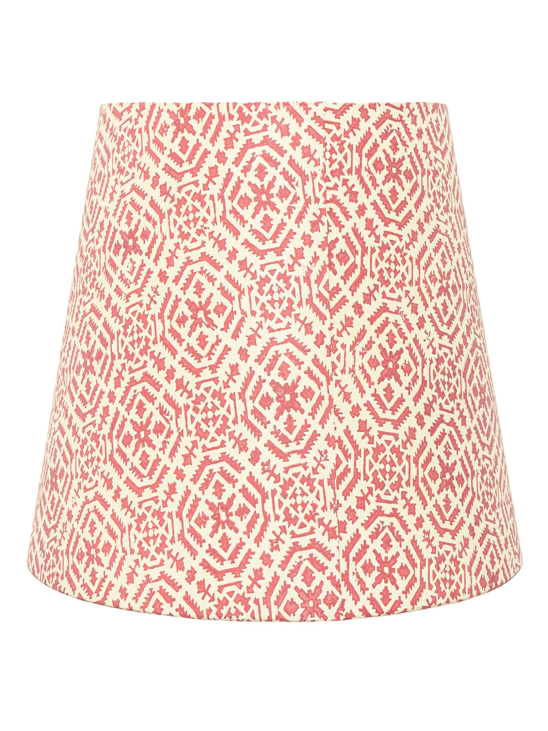 

Lampenschirm India Red & Beige Printed Cotton Contemporary Frustum Shaped Lampshade