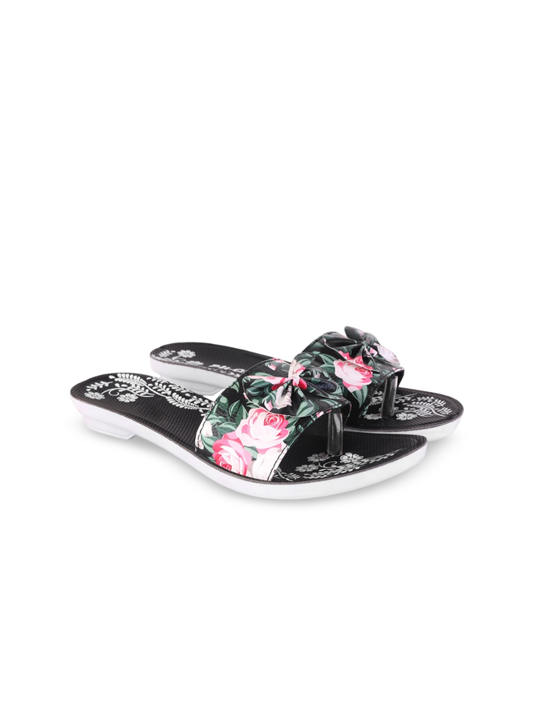 

PENNEN Women Open Toe Flats, Green