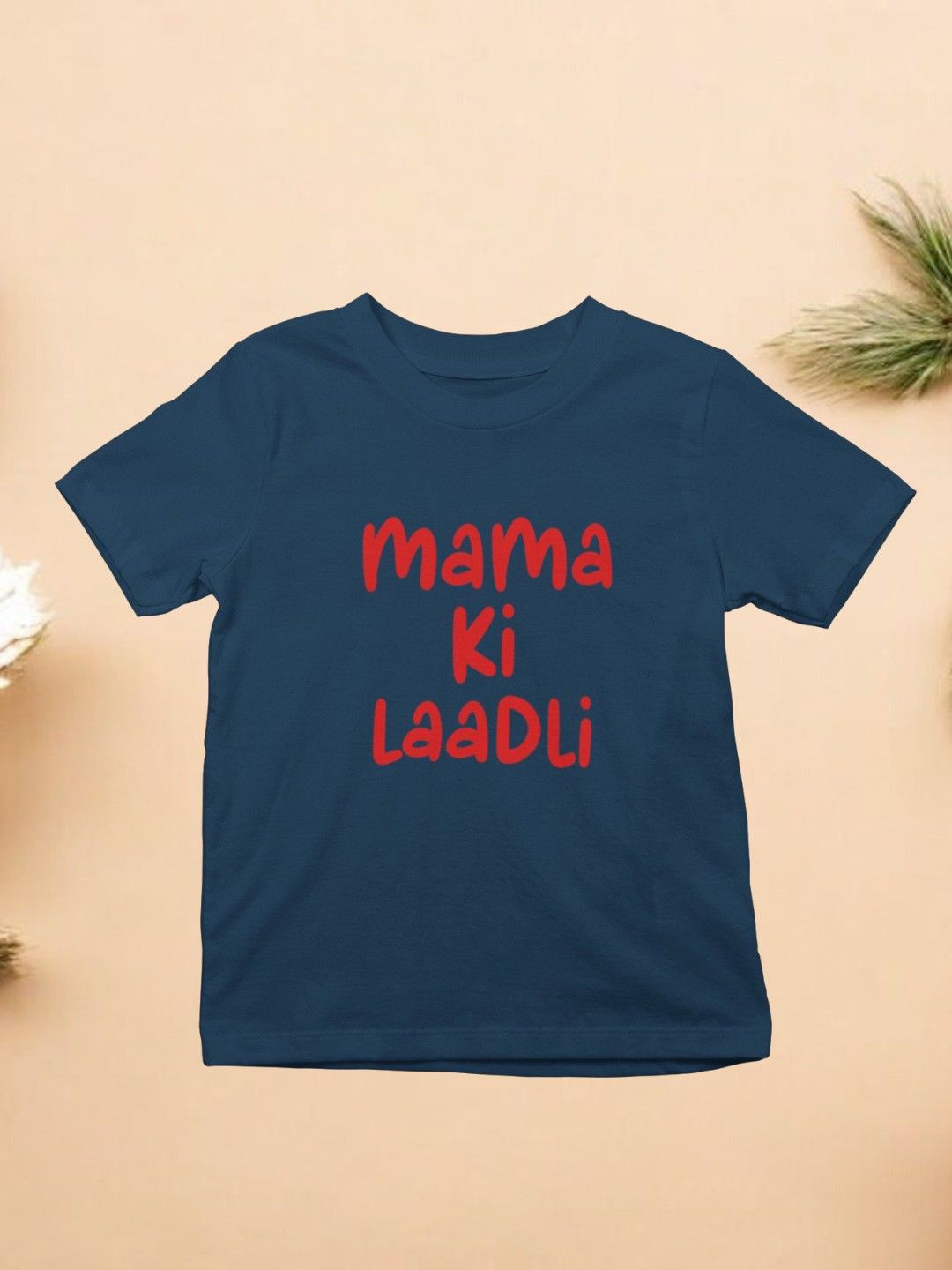 

YK X First Laugh Girls Printed T-shirt, Blue