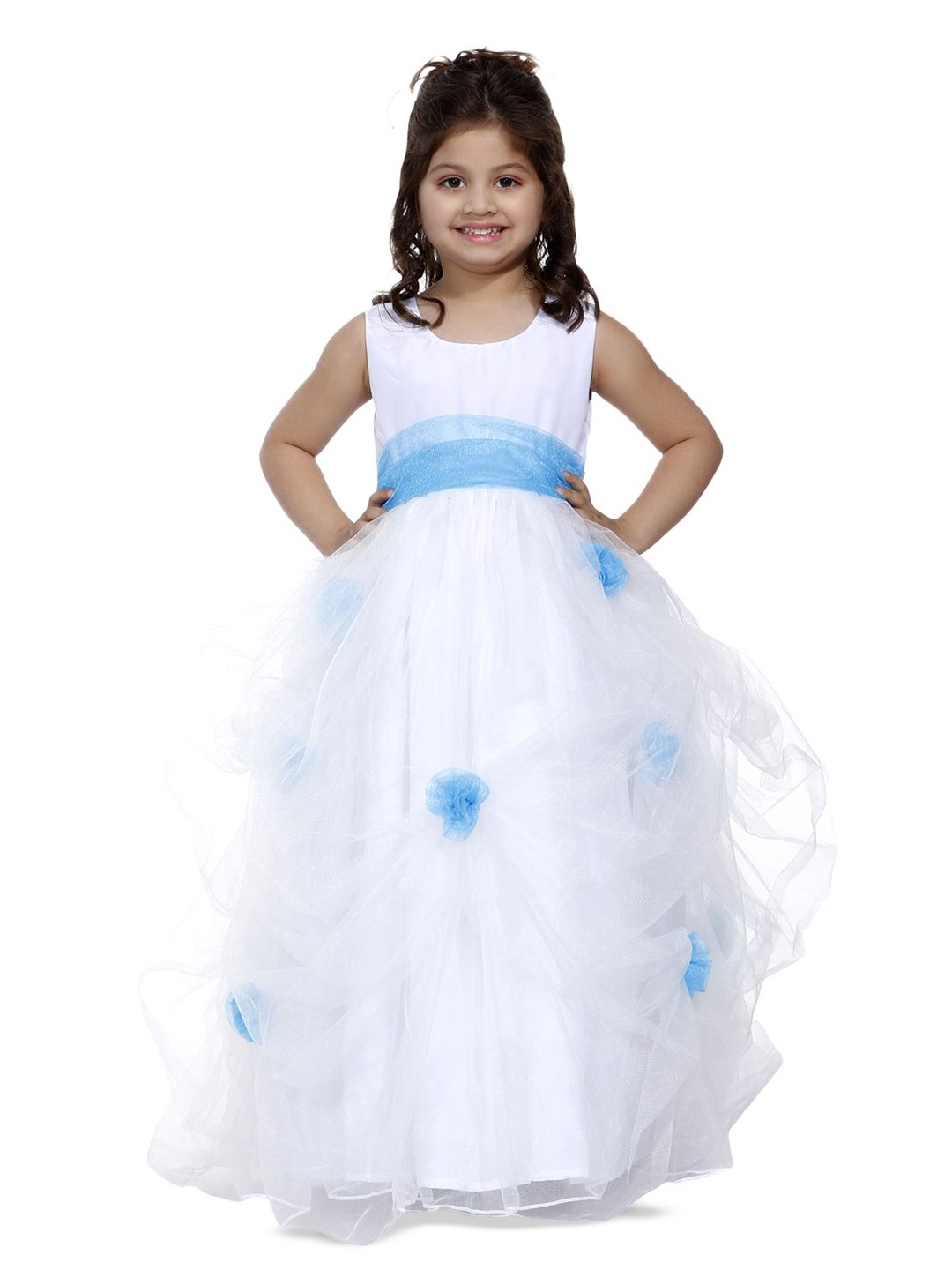 

Wow Princess Girls Net Gown Maxi Dress, White