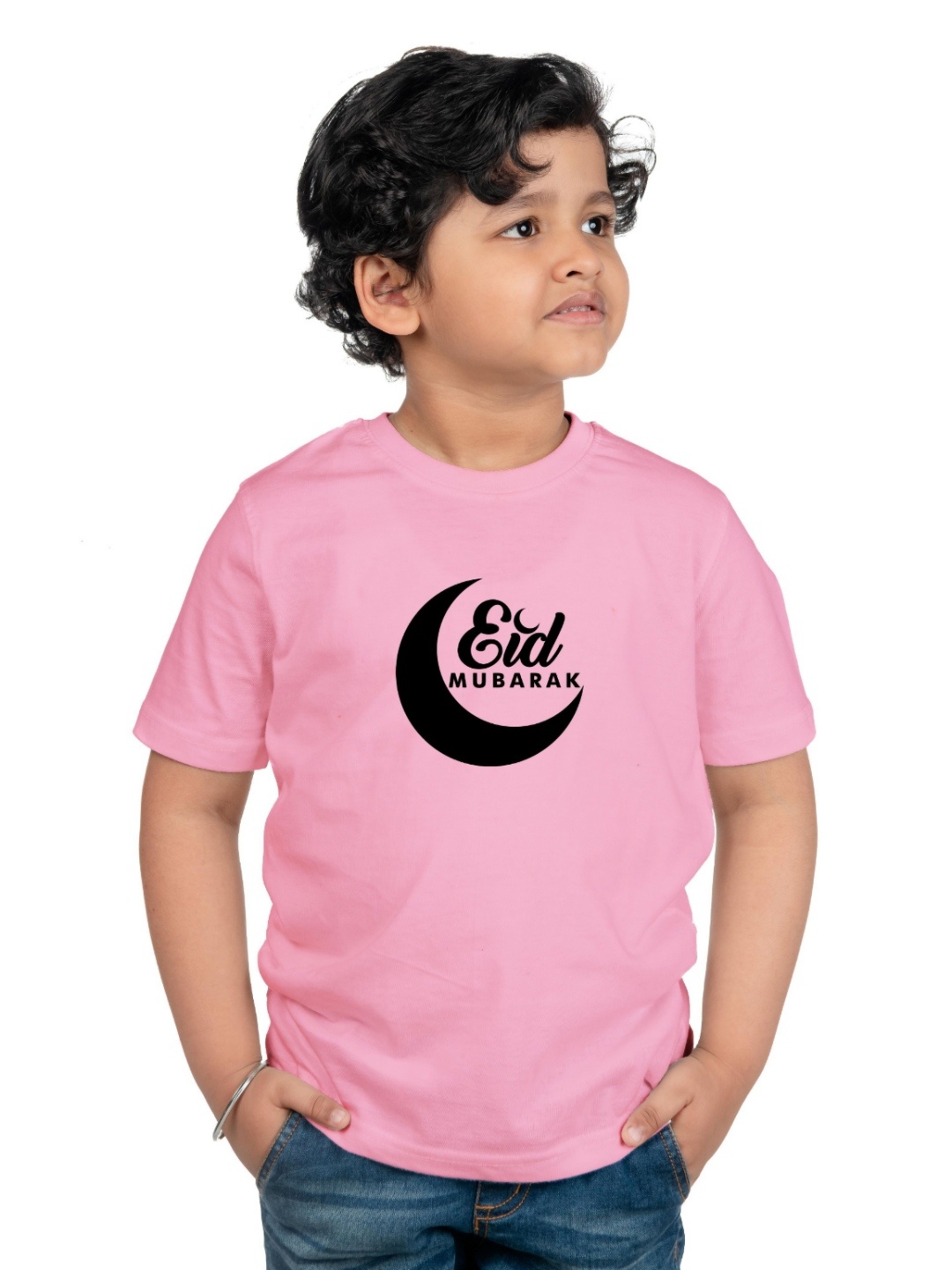 

Chombooka Kids Printed Applique T-shirt, Pink