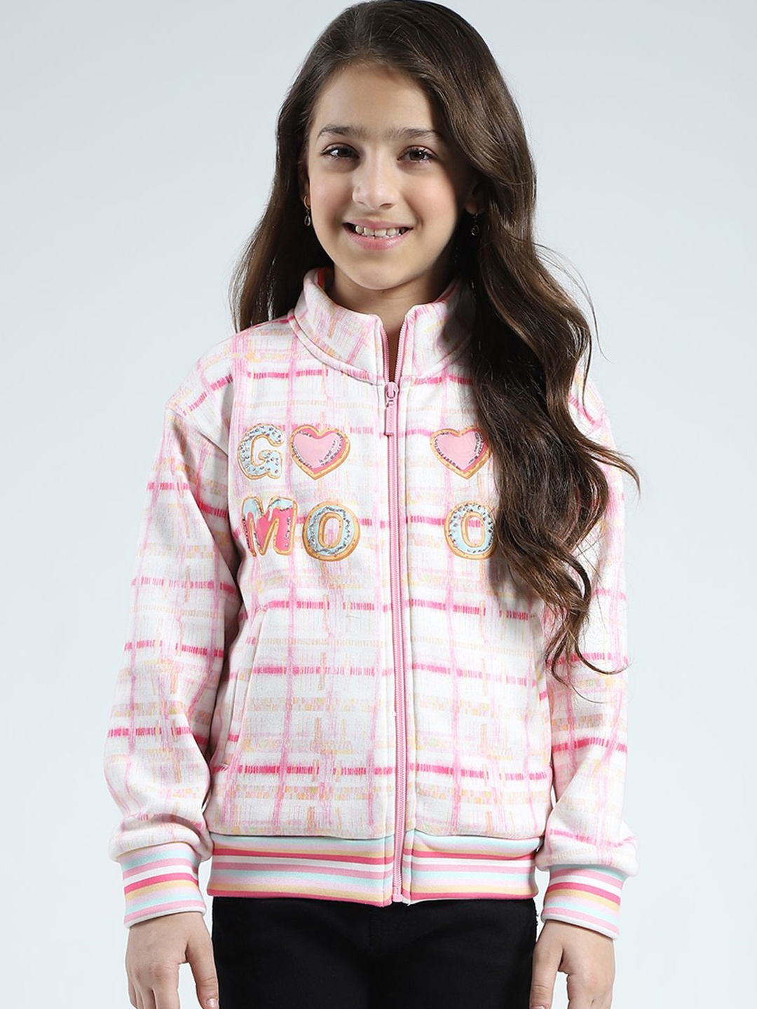 

Monte Carlo Girls Printed Sweatshirt, Pink
