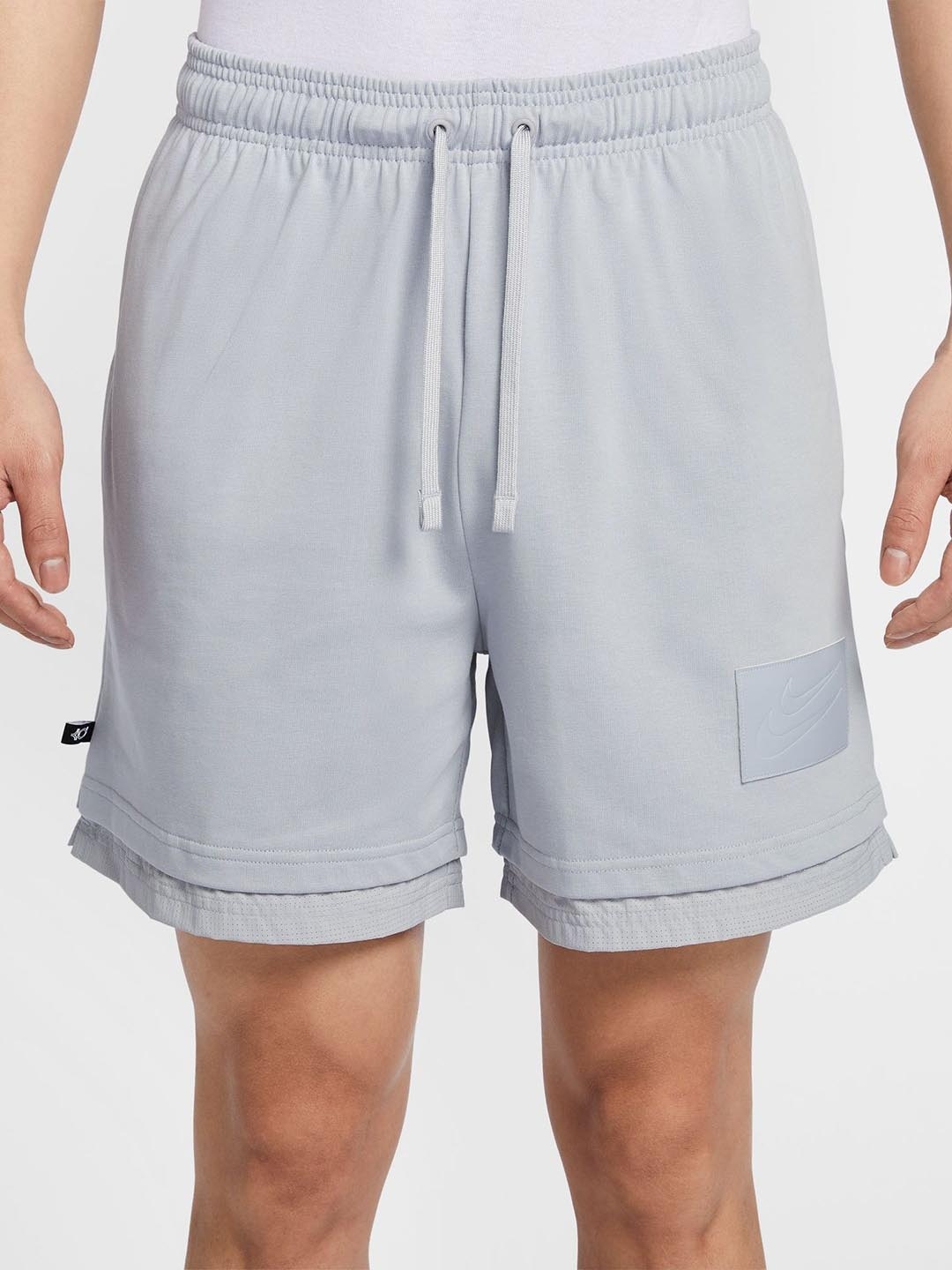 

Nike Men Mid-Rise Knee Length Regular Fit Sports Shorts, Grey