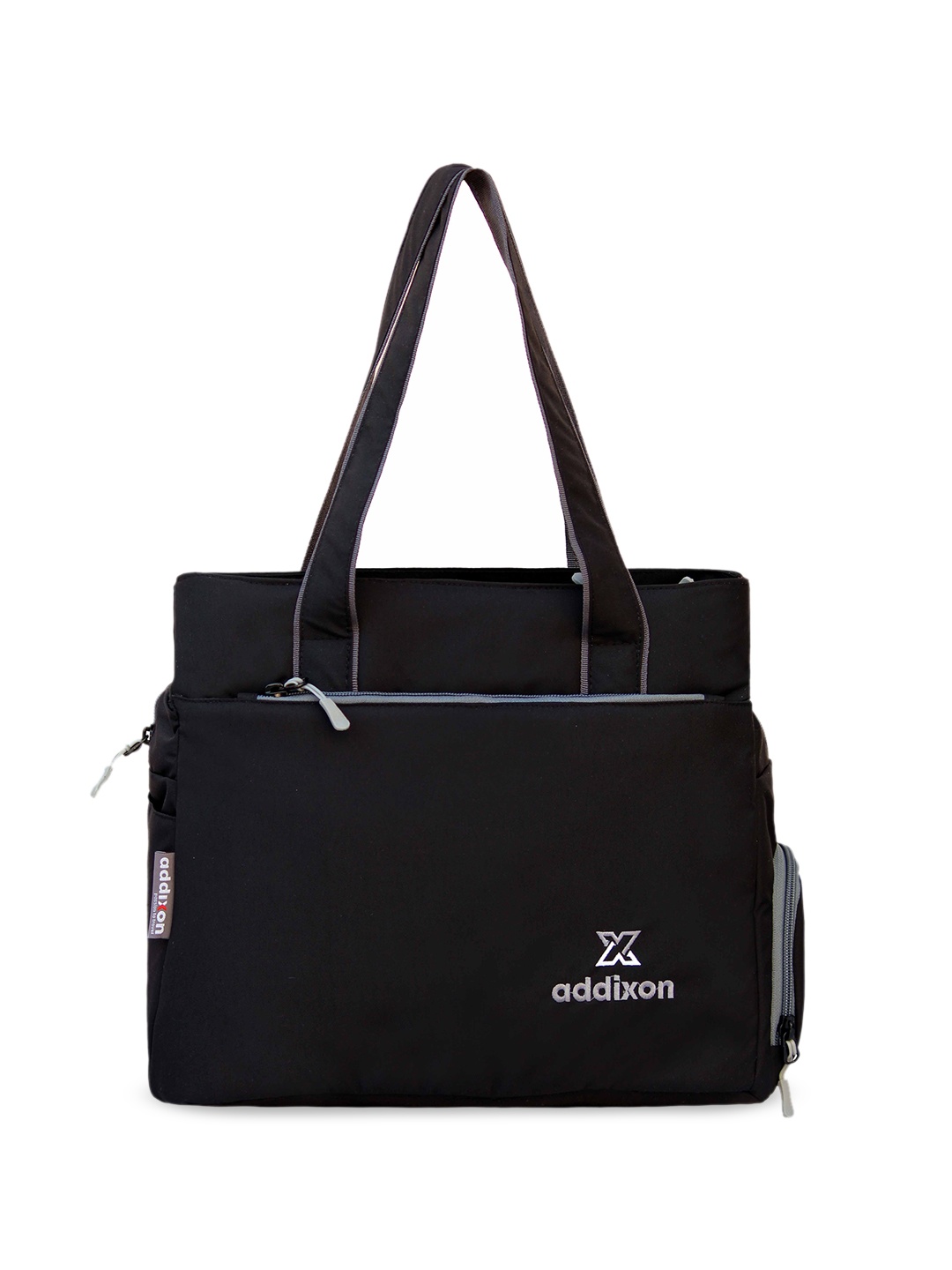 

Addixon Structured Shoulder Bag with Cut Work, Black