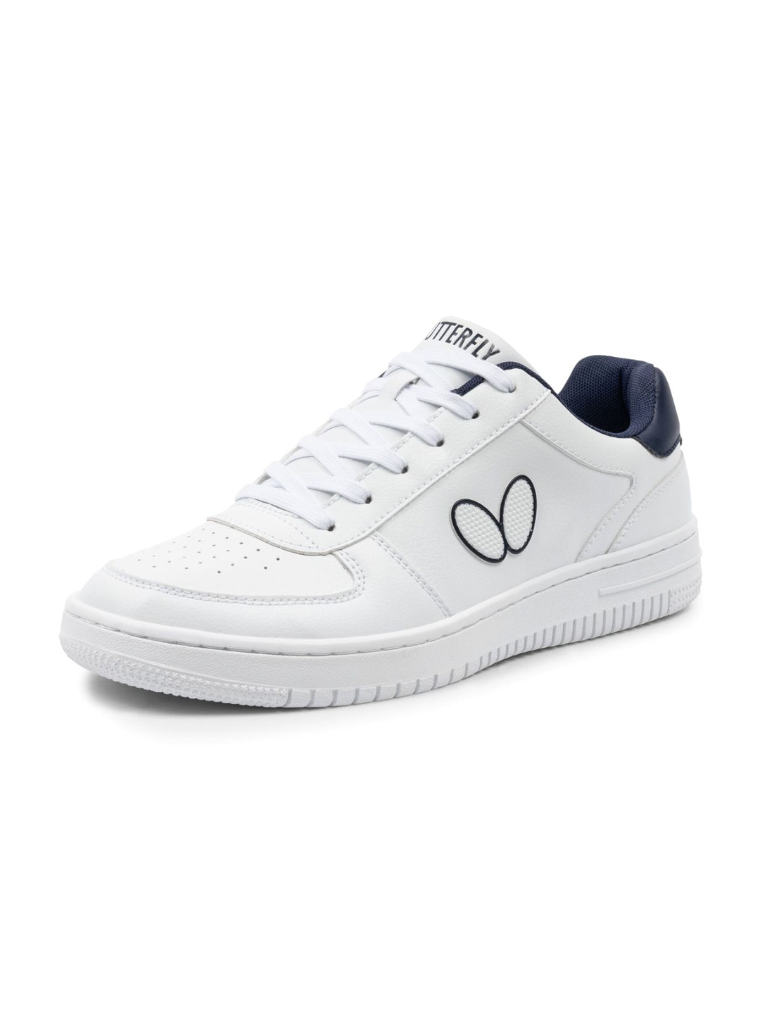 

butterfly Men PU Sneakers, White