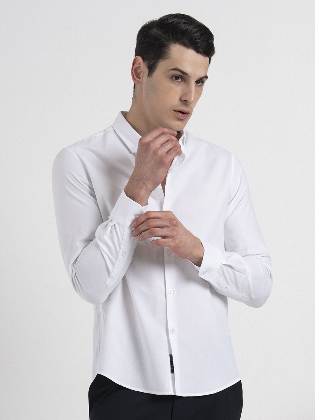 

Red Tape Men Relaxed Opaque Formal Shirt, White