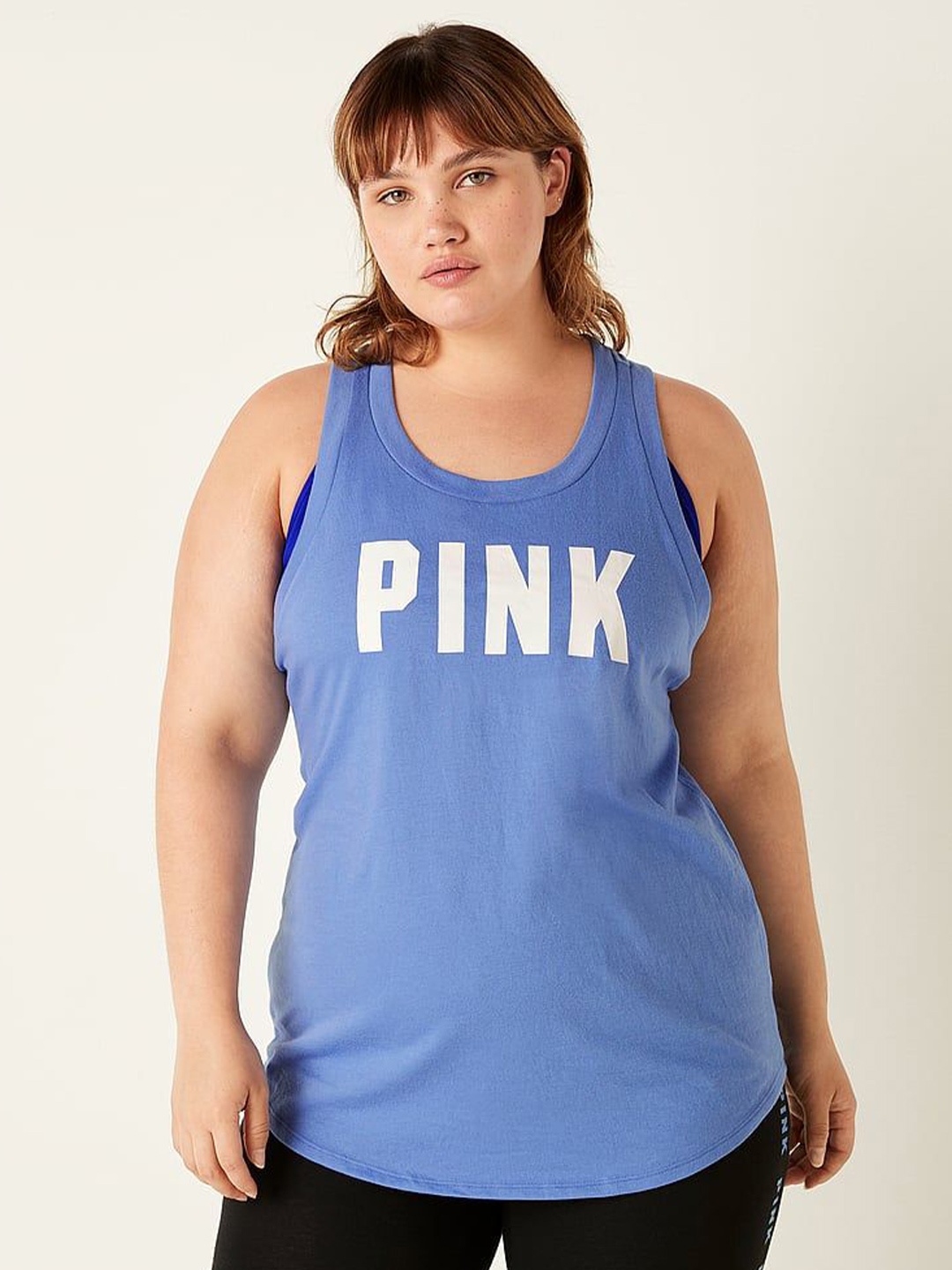

Victoria's Secret Printed Tank Top, Blue