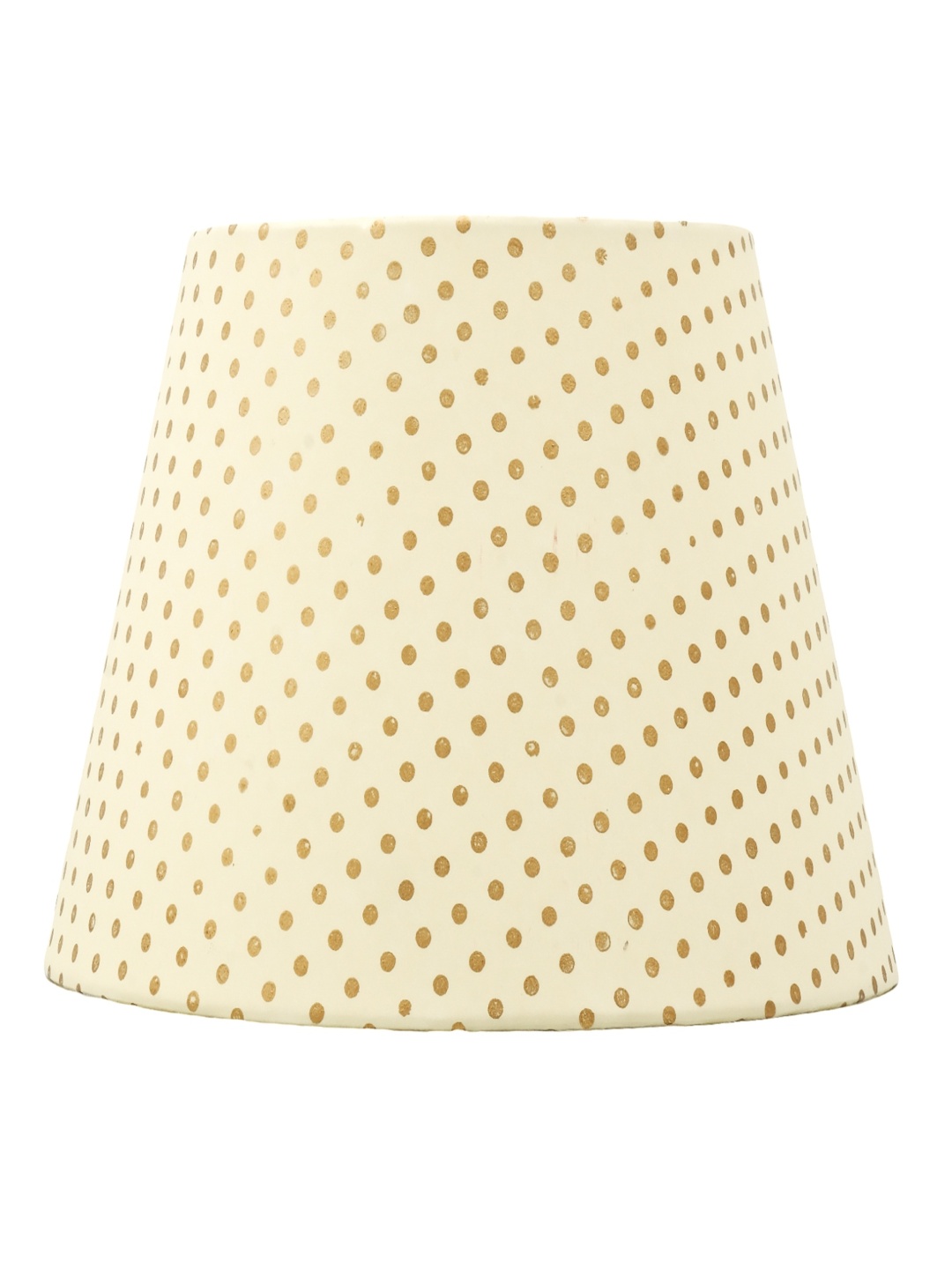 

Lampenschirm India Beige Block Printed Cotton Frustum Shaped Lampshade