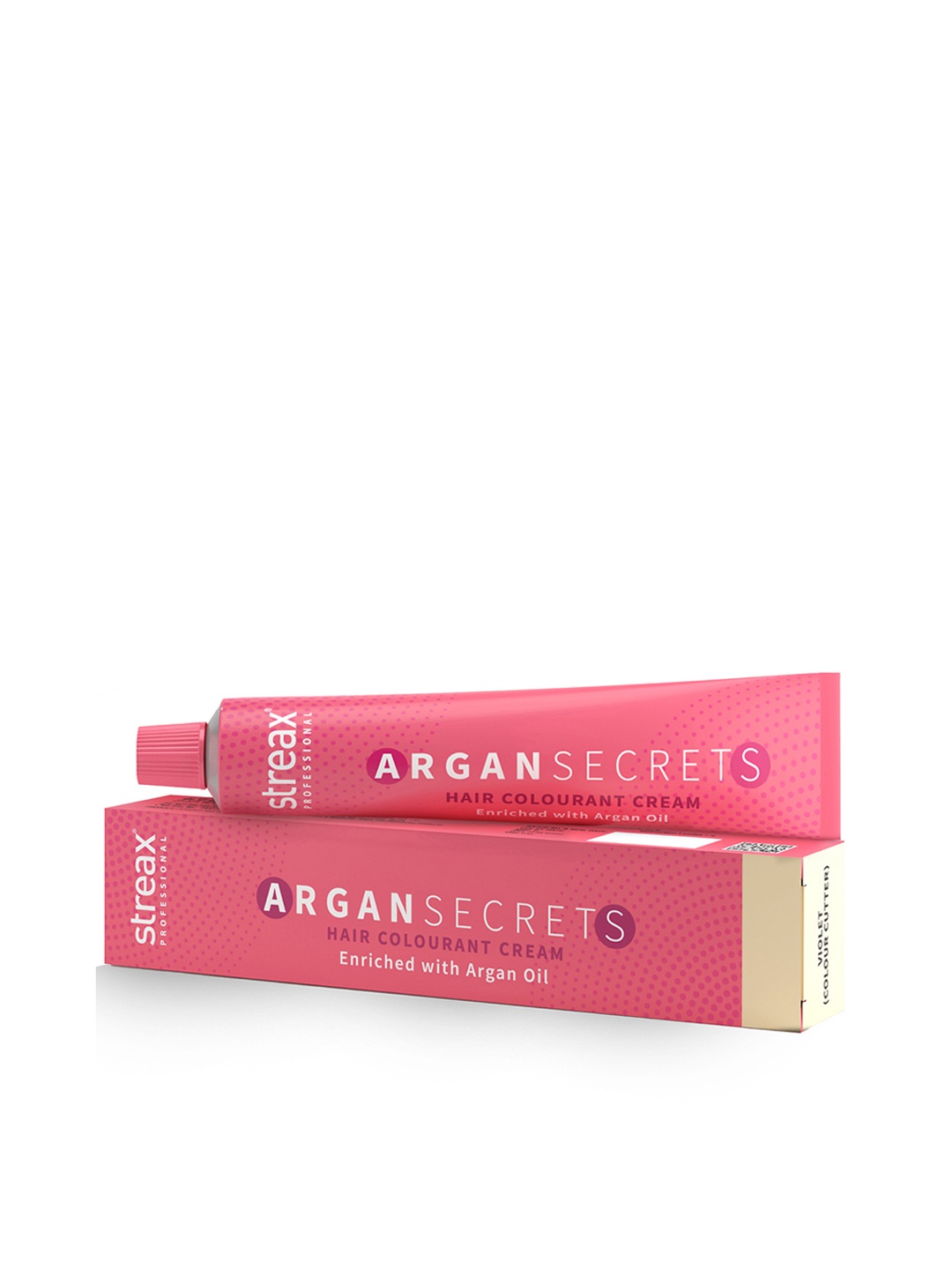 

Streax Professional Argan Secret Hair Colourant Cream Colour Cutter 60g - Violet