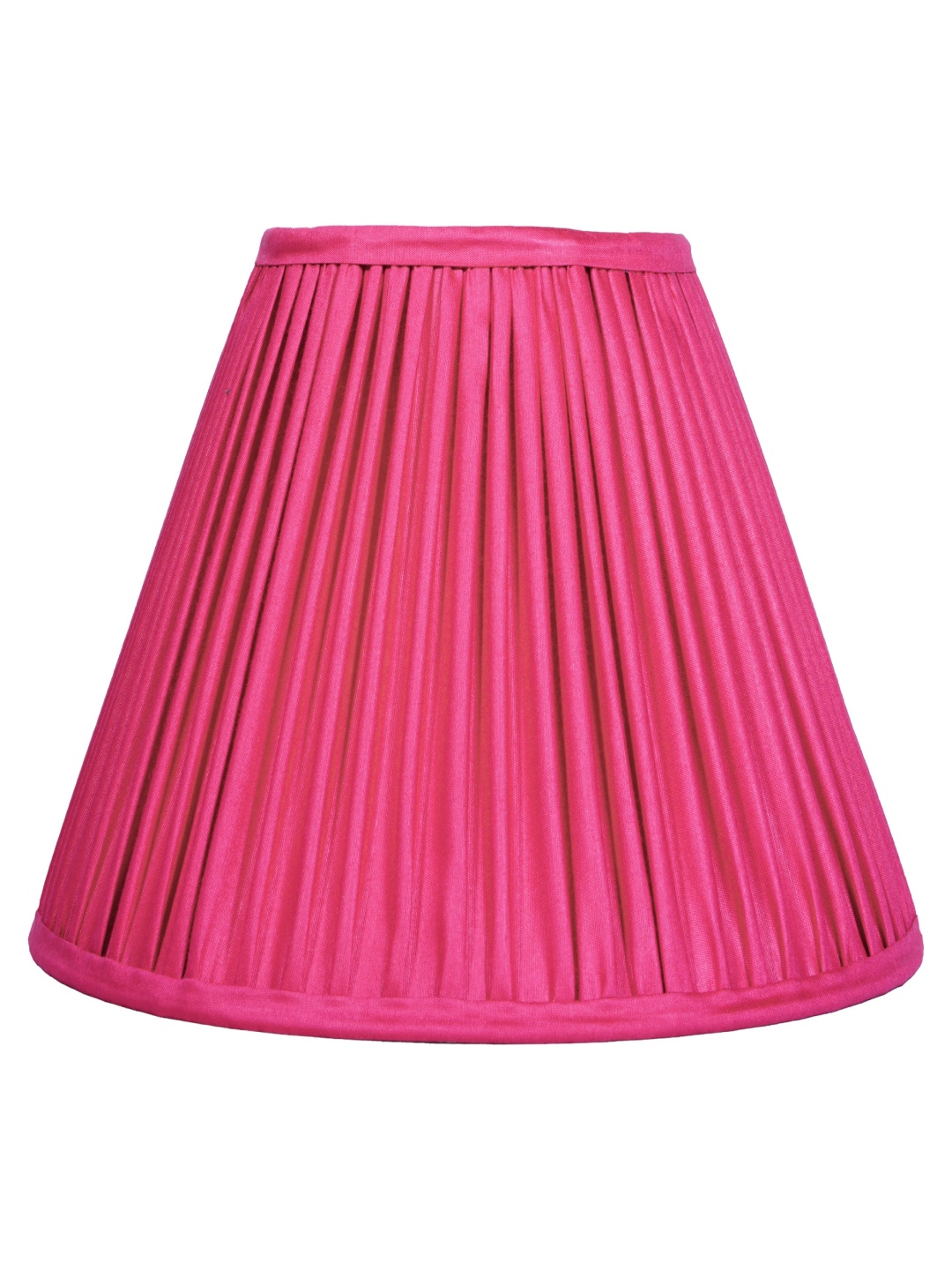 

Lampenschirm India Red Cotton Contemporary Frustum Shaped Lampshade