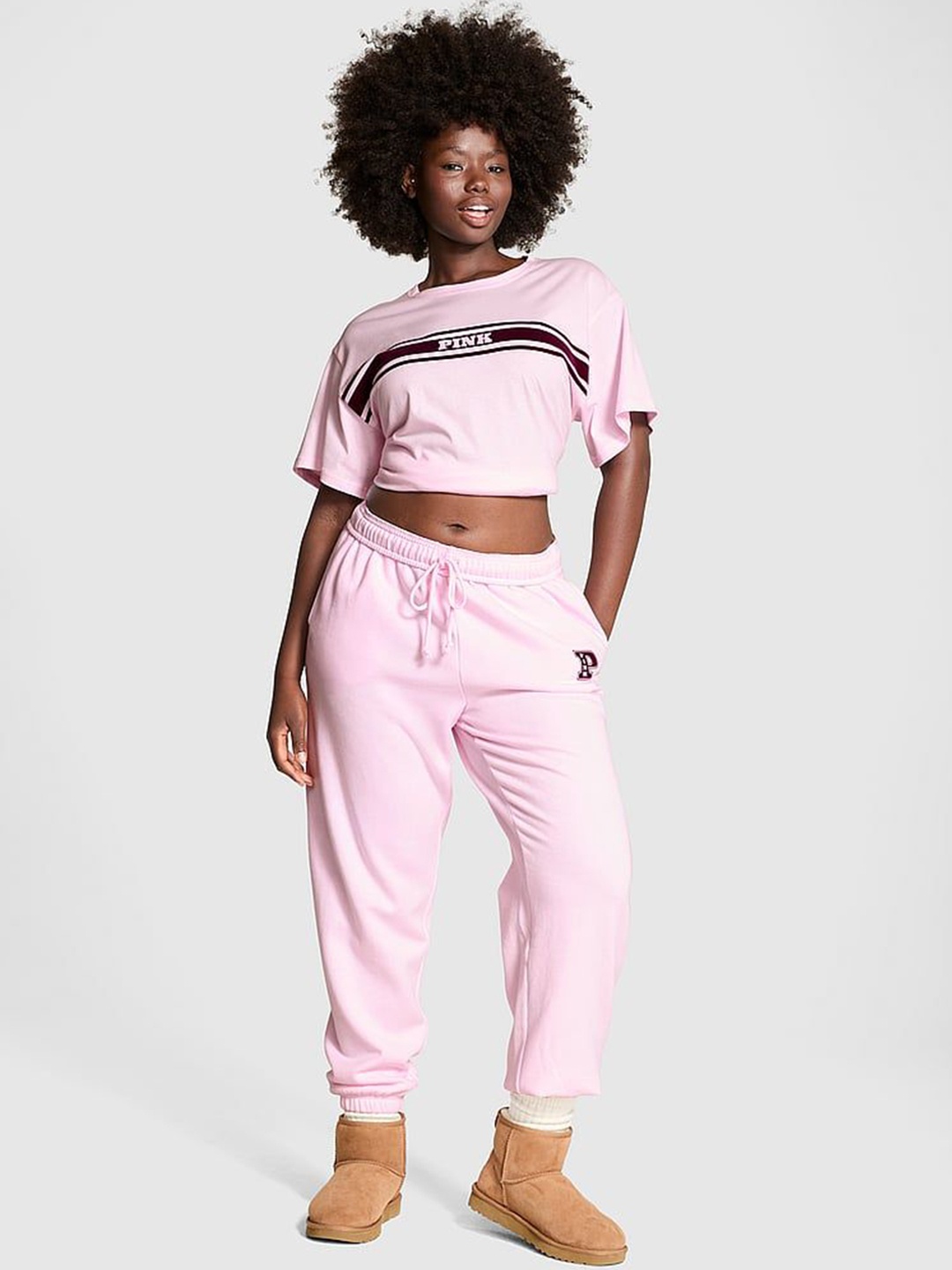 

Victoria's Secret Pink Women High-Rise Relaxed Fit Joggers