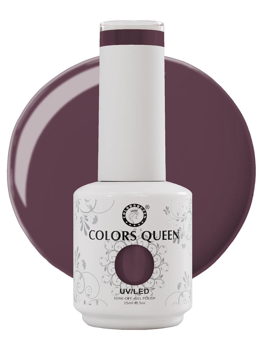 

Colors Queen UV/LED Soak Off Long Wearing Gel Polish 15 ml - Shade 209, Purple