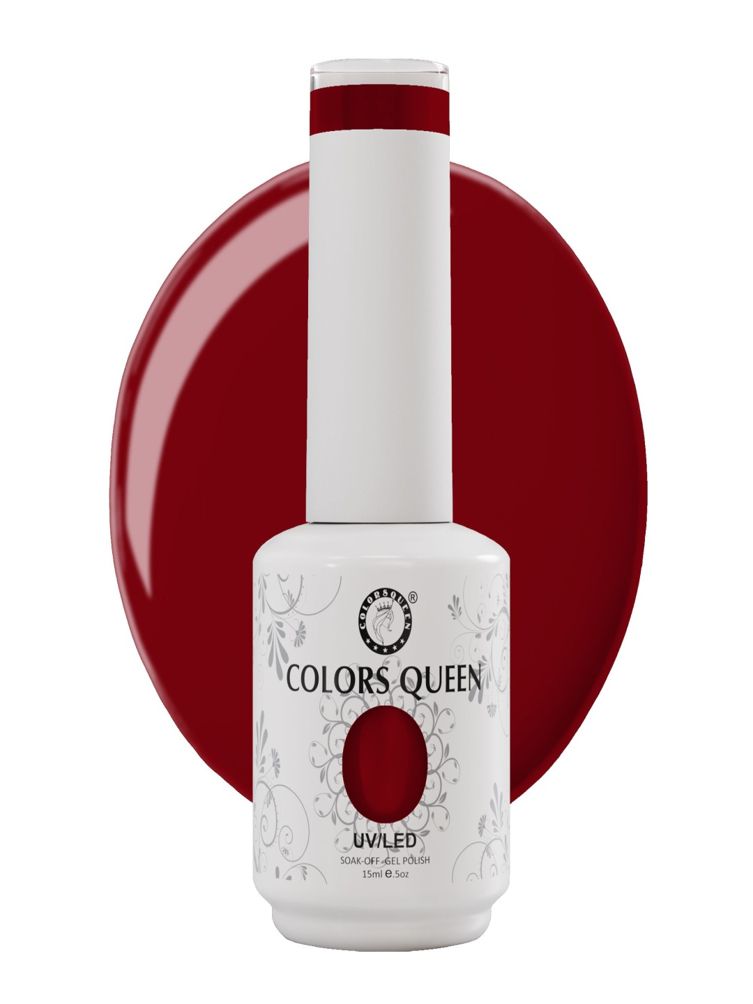 

Colors Queen UV LED Soak Off Long Wearing Gel Polish - 15 ml - Shade - 159, Red