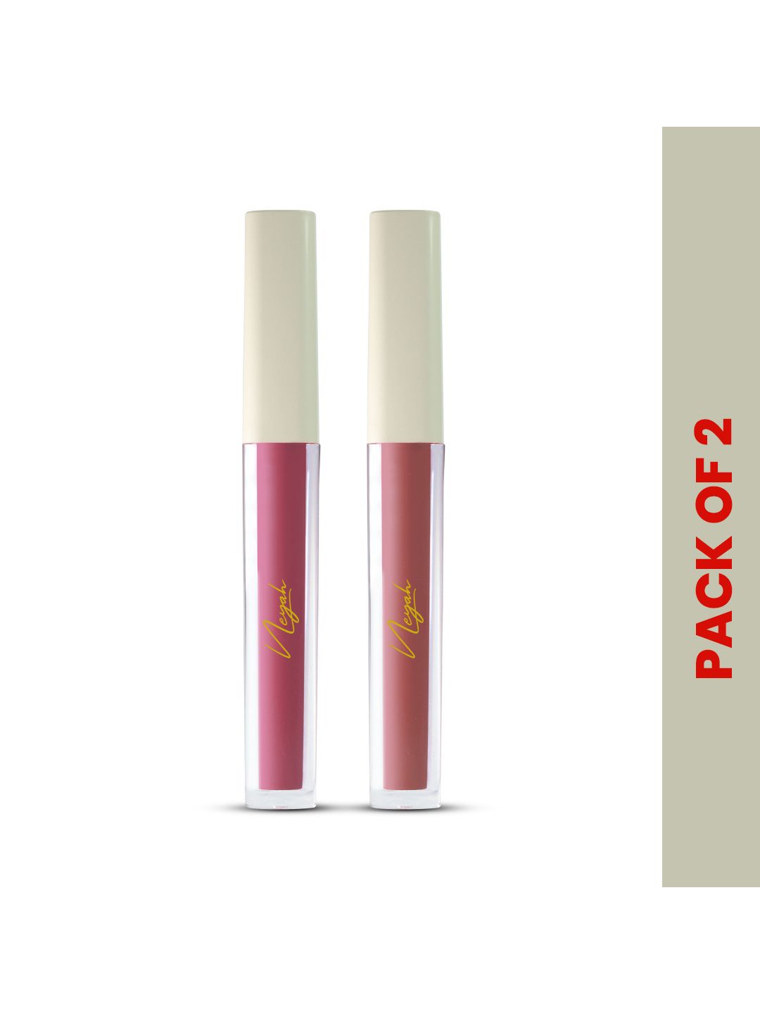 

Neyah Set Of 2 Matte Slay Liquid Lipsticks 1.5ml Each - Current 112 & Rusty Rose 120, Red