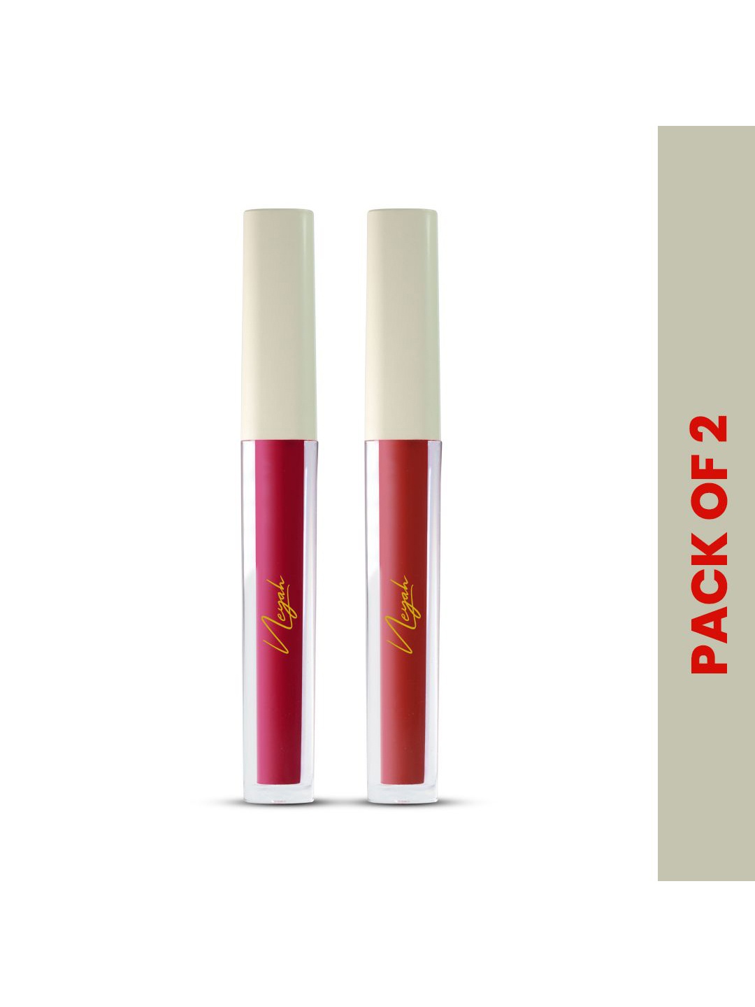 

Neyah Set Of 2 Matte Slay Liquid Lipsticks 1.5ml Each - Blush 103 & Royal Lip 105, Red