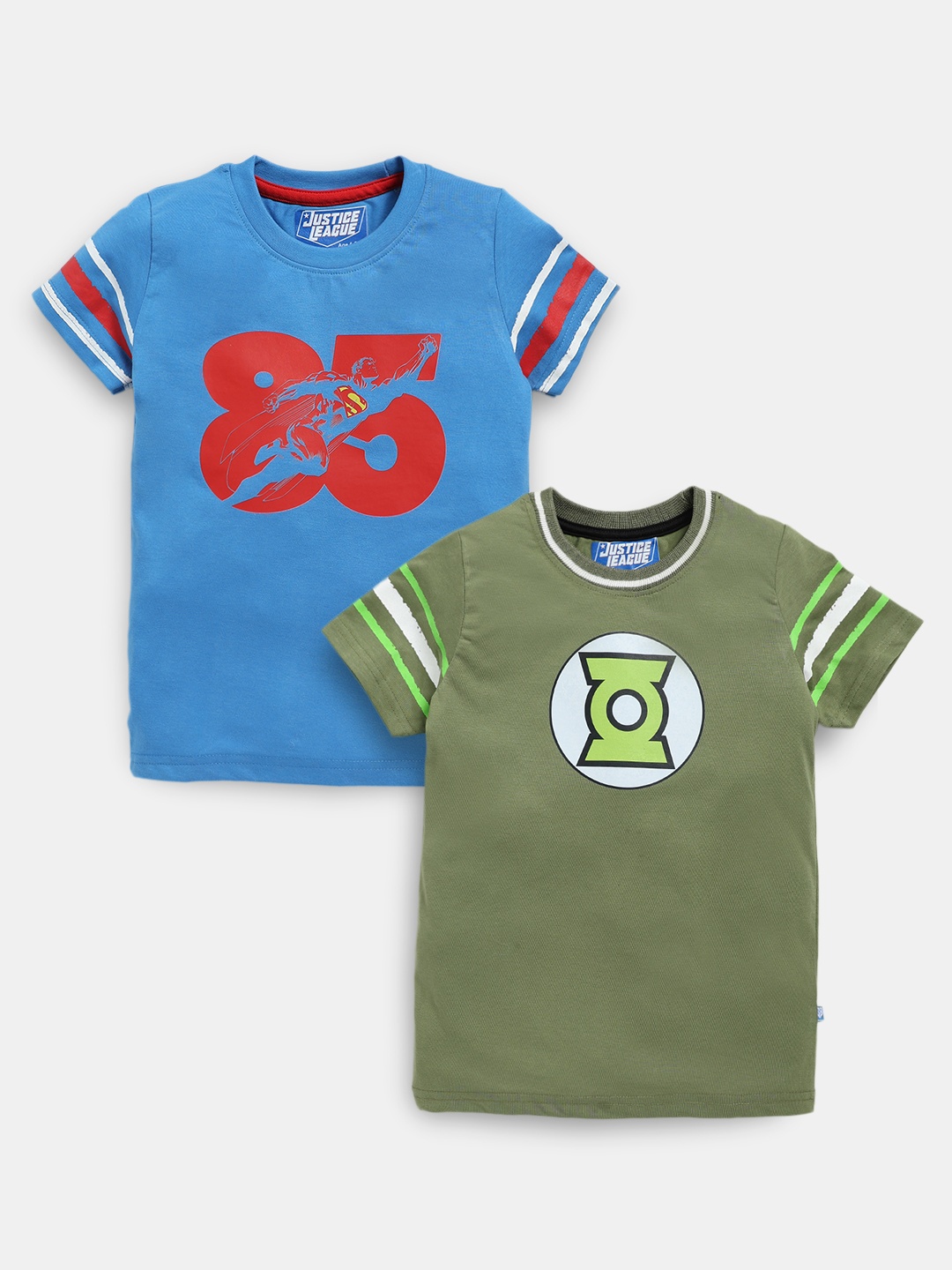 

Here&Now X Game Begins Boys Assorted Set of 2 Pure Cotton Printed T-shirts
