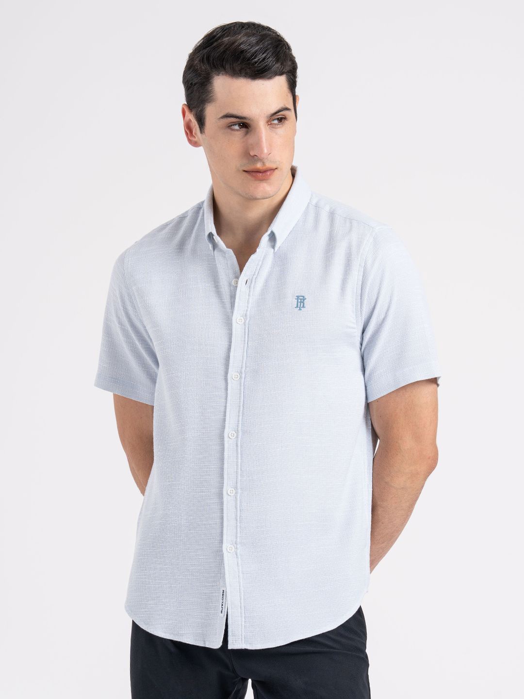 

Red Tape Men Relaxed Opaque Formal Shirt, Blue