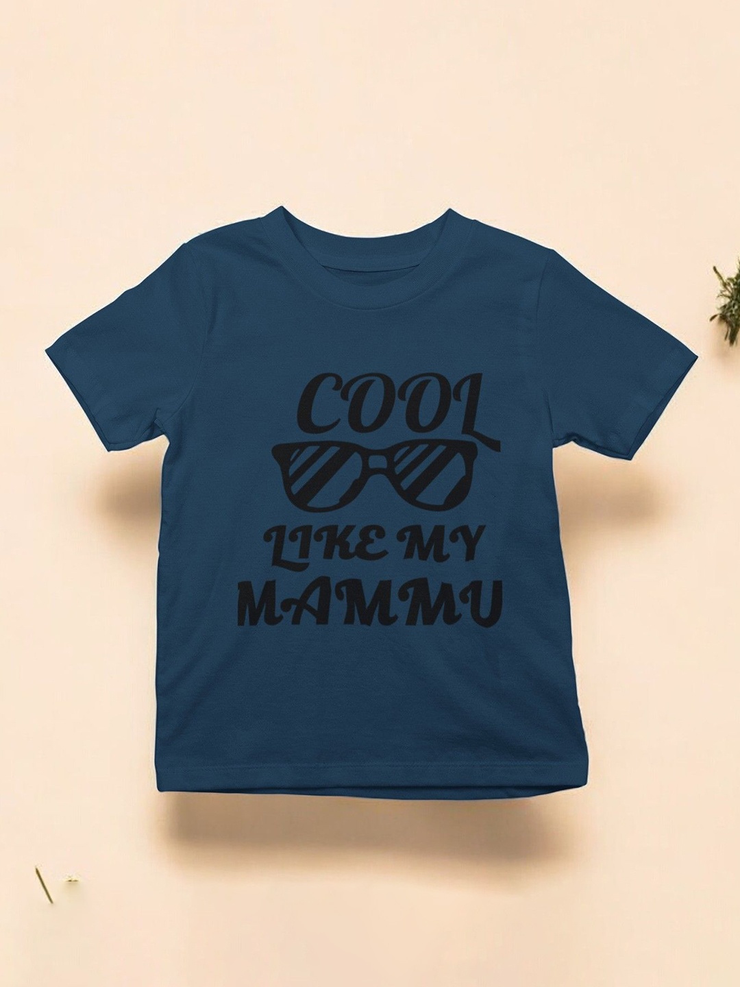 

YK X First Laugh Boys Typography Printed T-shirt, Blue