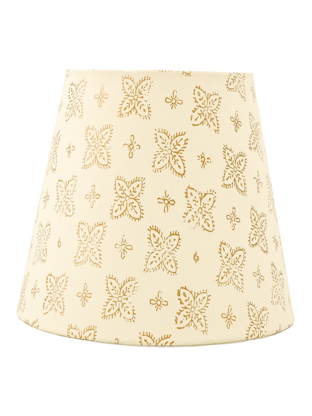 

Lampenschirm India Beige Printed Cotton Frustum Shaped Lampshade