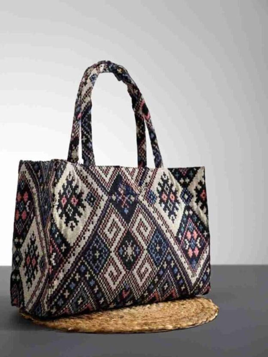 

SIDDHASWARI Shopper Handheld Bag, Multi