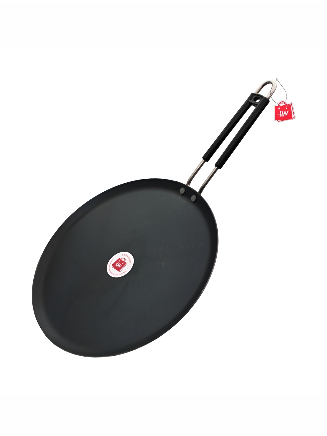 

LAZYwindow Black & Silver Toned Iron Tawa