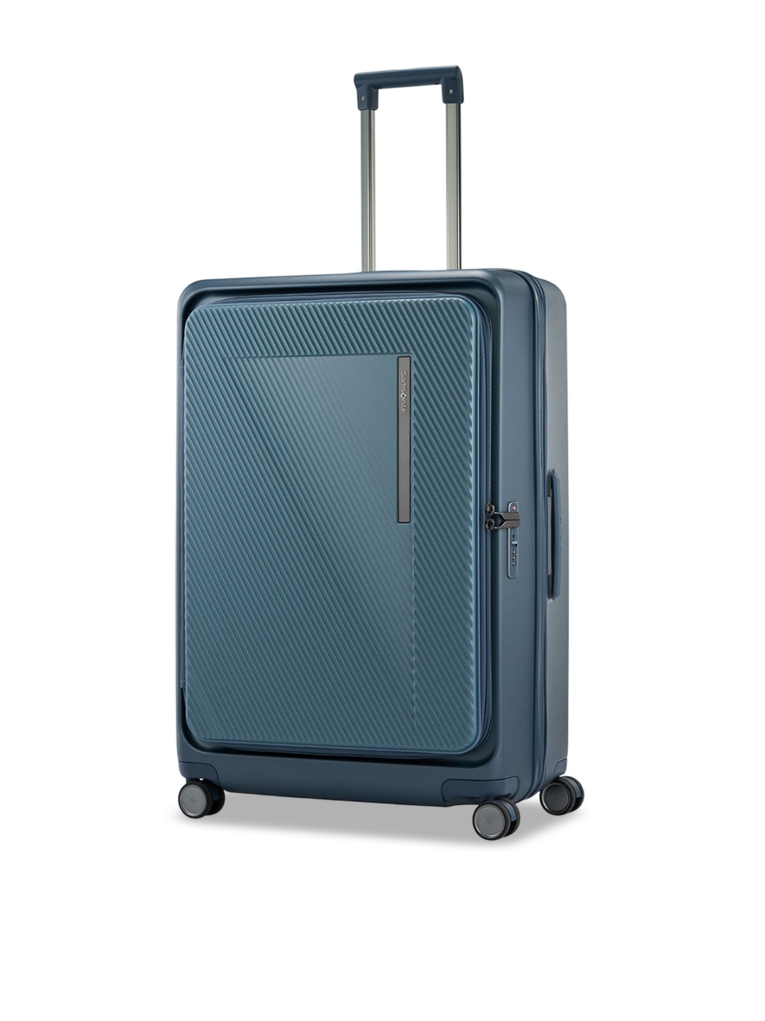 

Samsonite Front Opening Hard Sided Large Trolley Bag, Blue