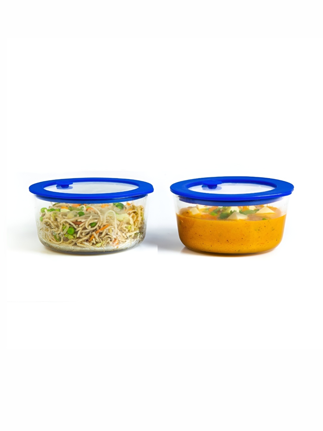 

Truly Eco Smart Living Retail Transparent 2 Pieces Glass Fridge Containers 472ml Each