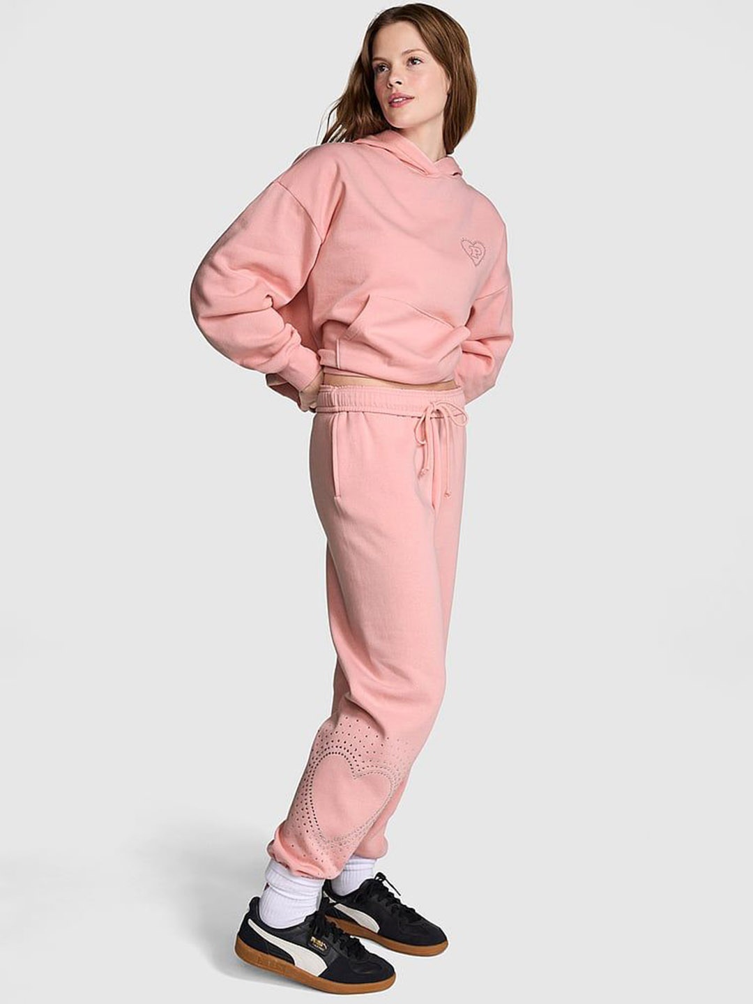 

Victoria's Secret PINK Women Fleece Mid Rise Joggers