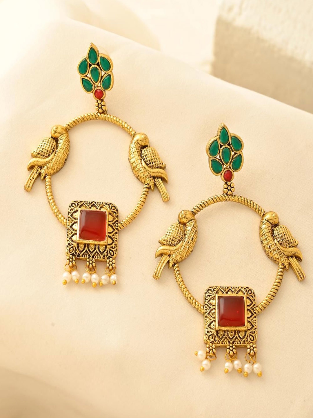 

DASTOOR Contemporary Drop Earrings, Gold