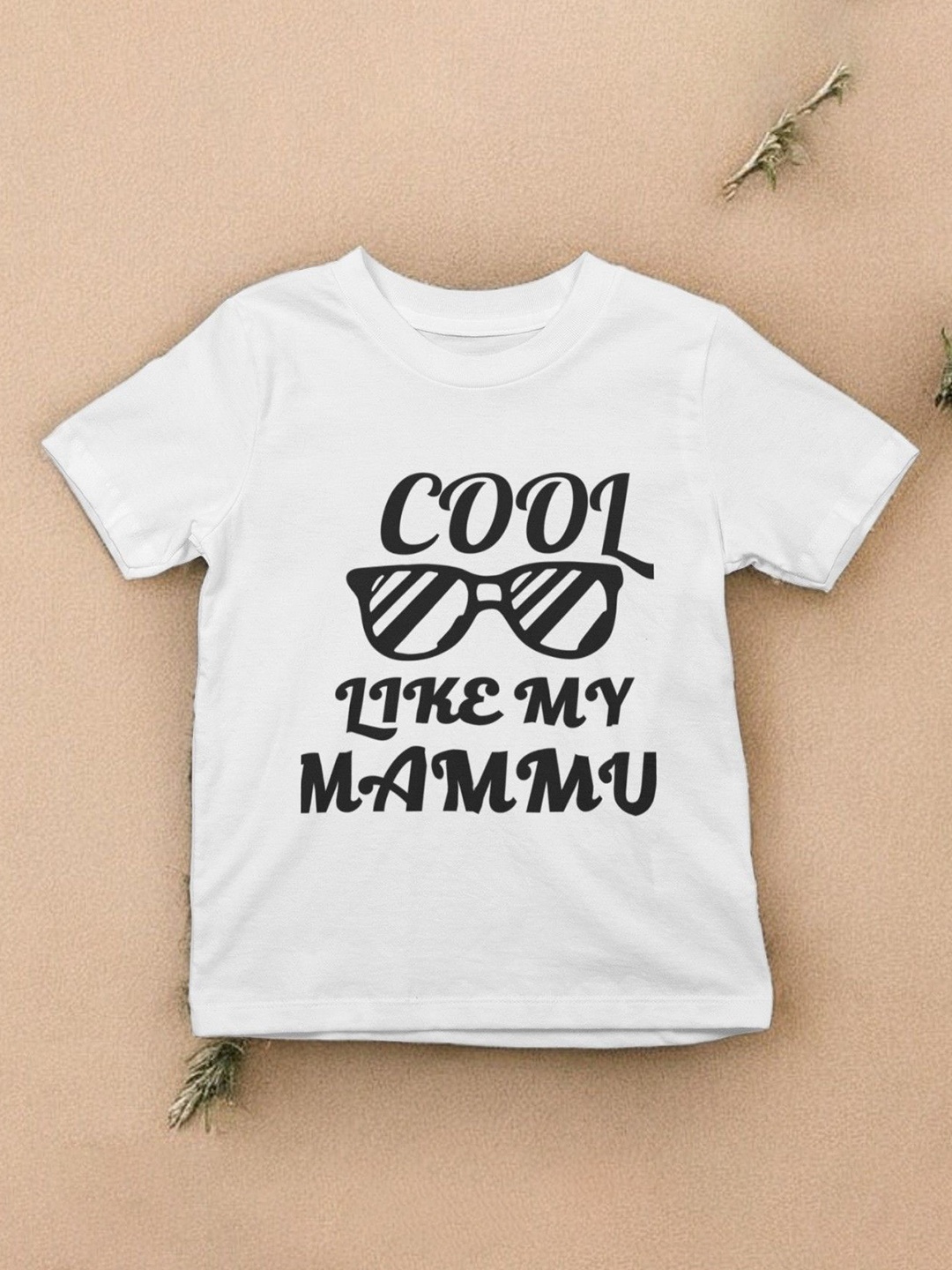

YK X First Laugh Boys Typography Printed T-shirt, White