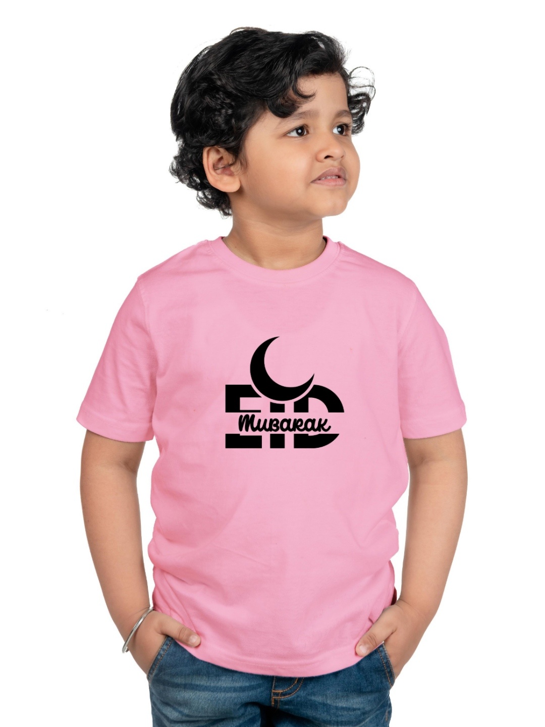 

Chombooka Kids Typography Printed Pockets T-shirt, Pink