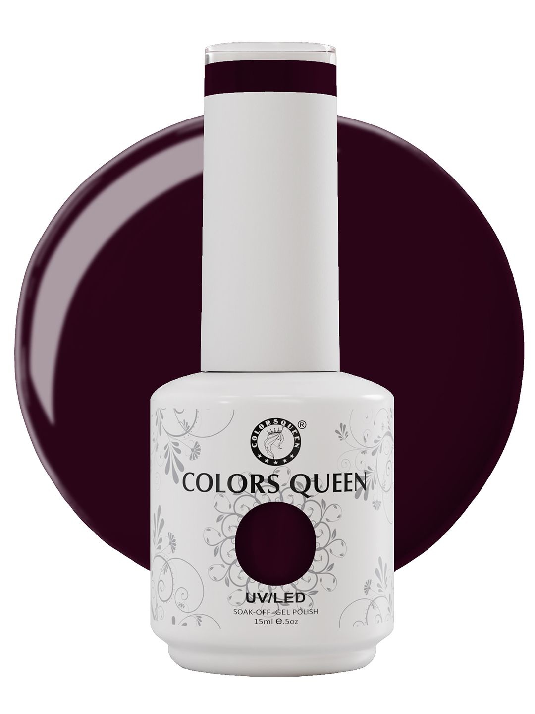 

Colors Queen UV/LED Soak Off Long Wearing Gel Polish 15ml - Shade 213, Purple