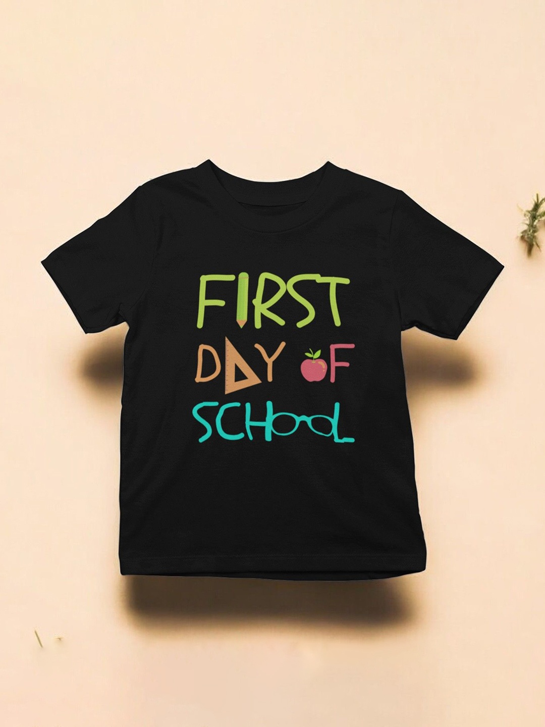 

YK X First Laugh Boys Printed T-shirt, Black