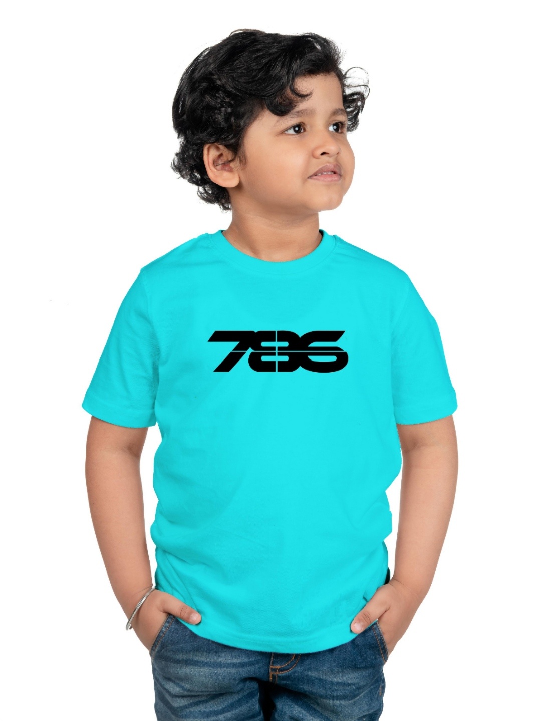 

Chombooka Kids Typography Printed Applique T-shirt, Multi