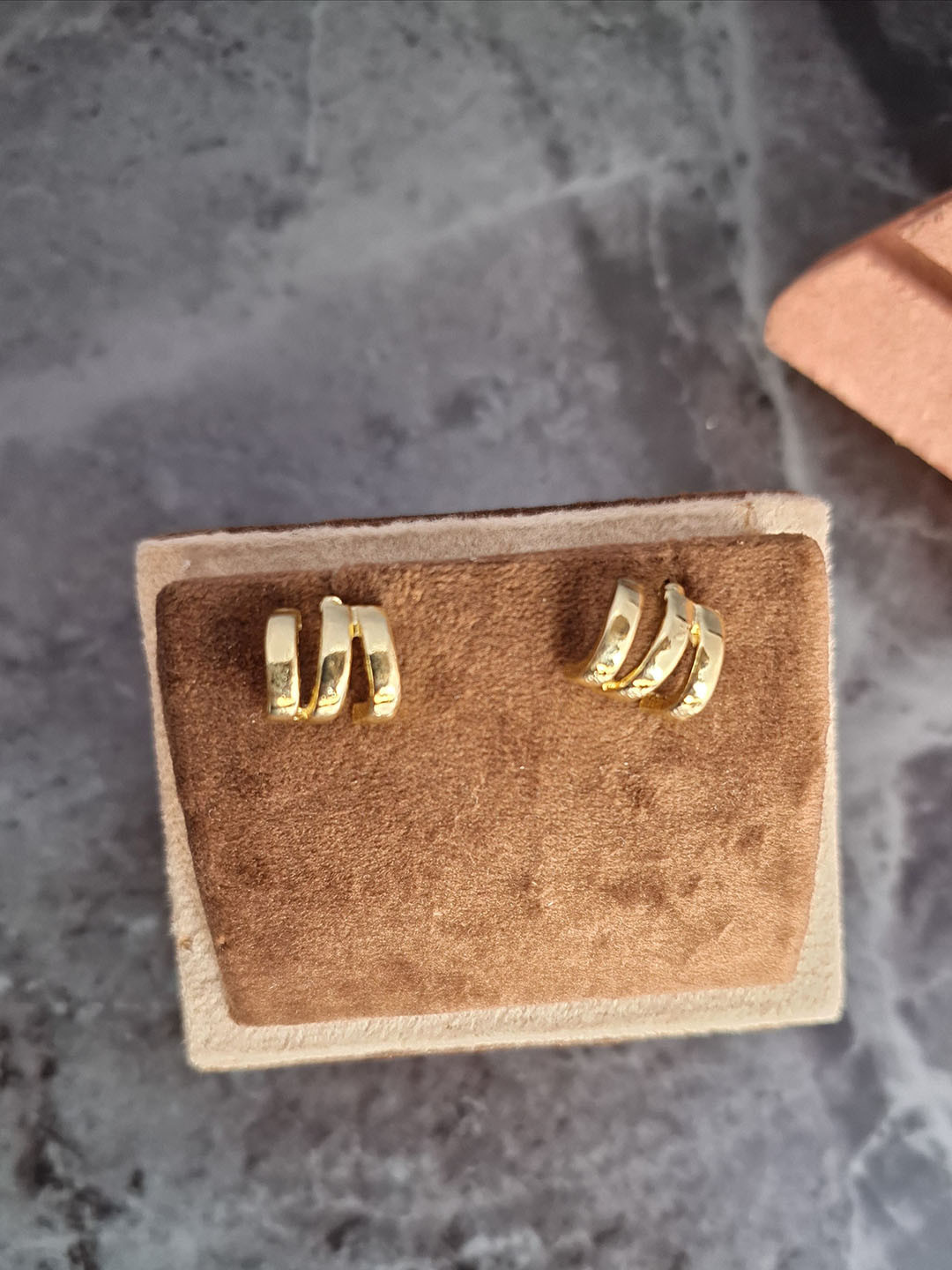 

Z HOME Gold Plated Contemporary Studs Earrings