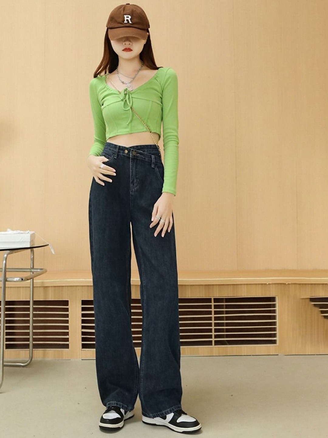 

StyleCast Women Straight Fit High-Rise Jeans, Blue