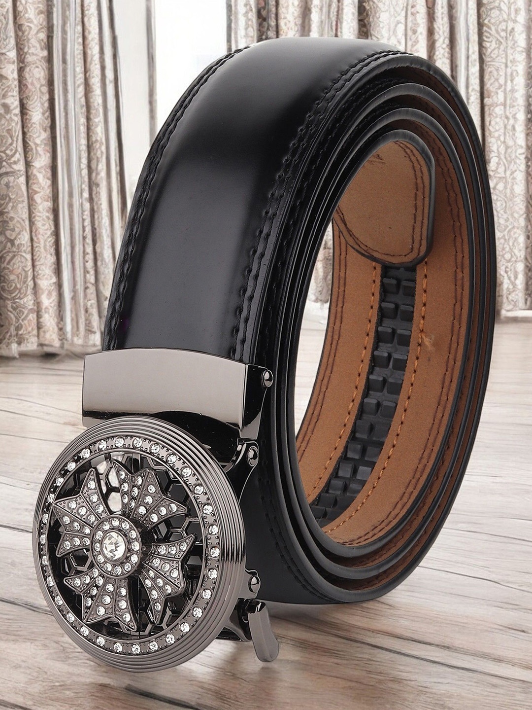 

Killer Men Textured Formal Belt, Black