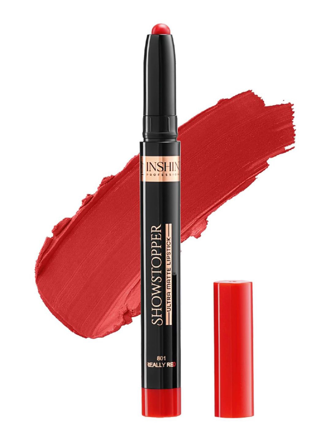 

Inshine Showstopper Ultra Matte Long Lasting Matte Lipstick - 3.5 g Really Red 801