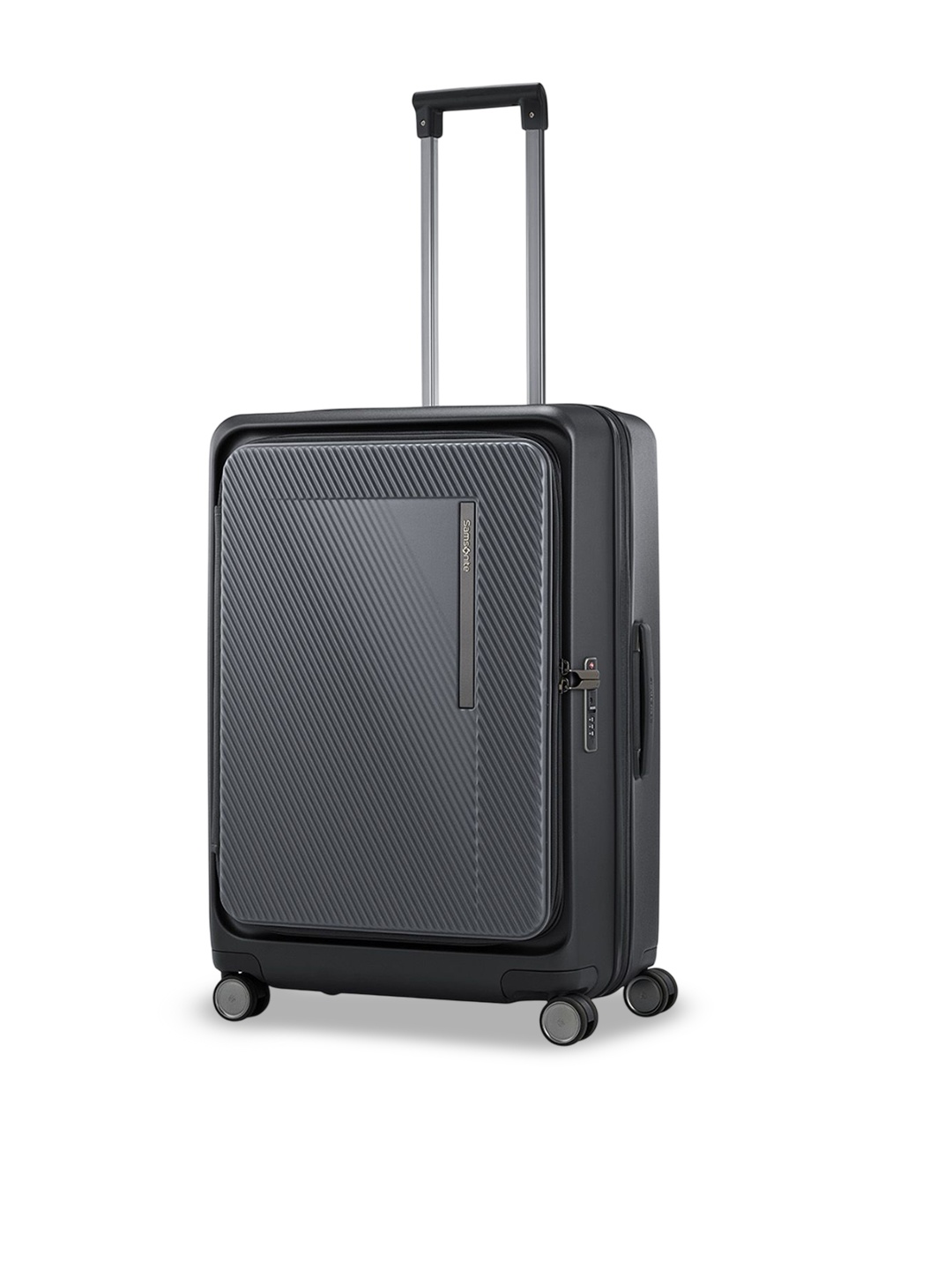 

Samsonite Front Opening Hard Sided Medium Trolley Bag, Grey