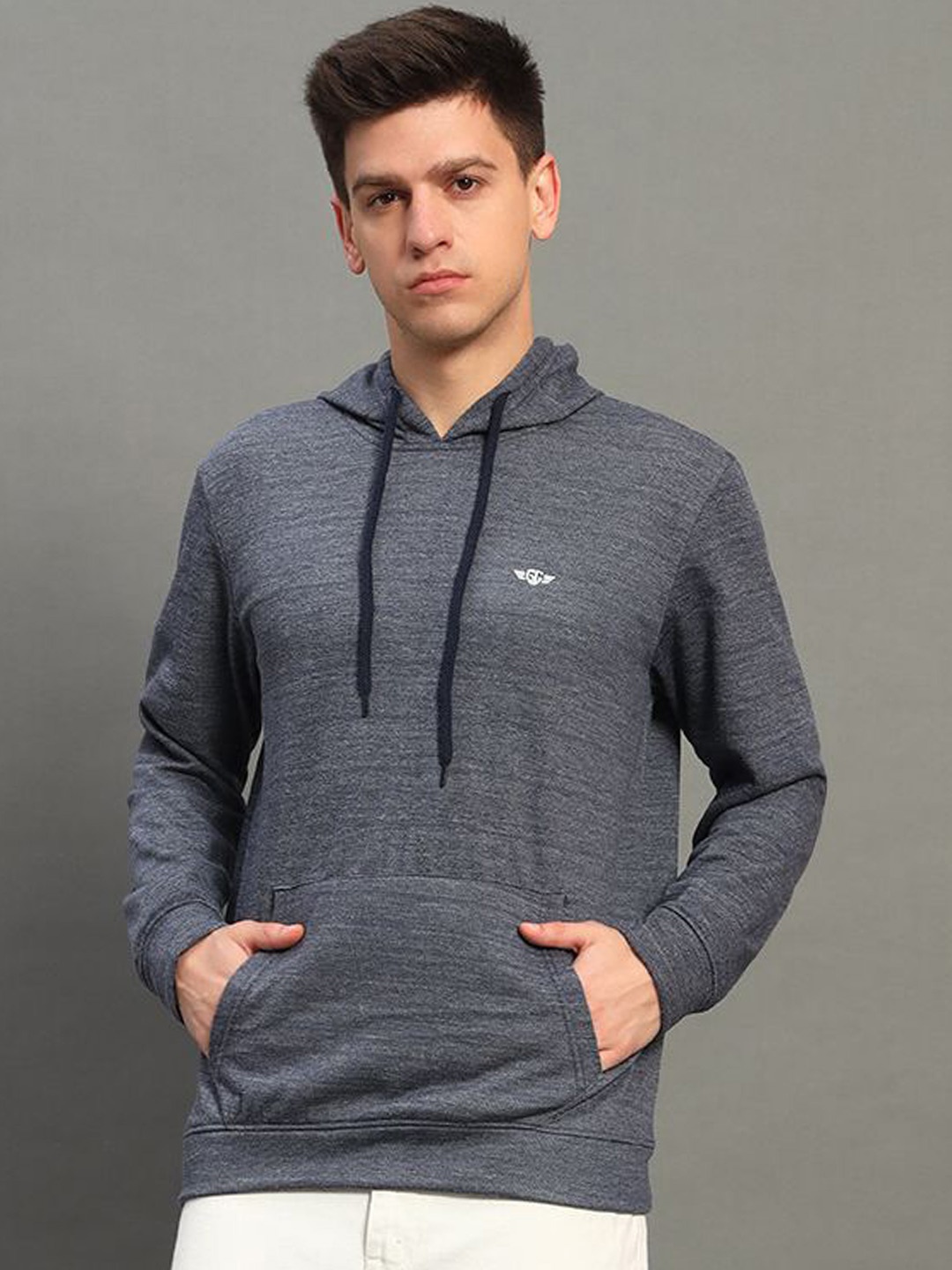

GET GOLF Men Hooded Sweatshirt, Blue