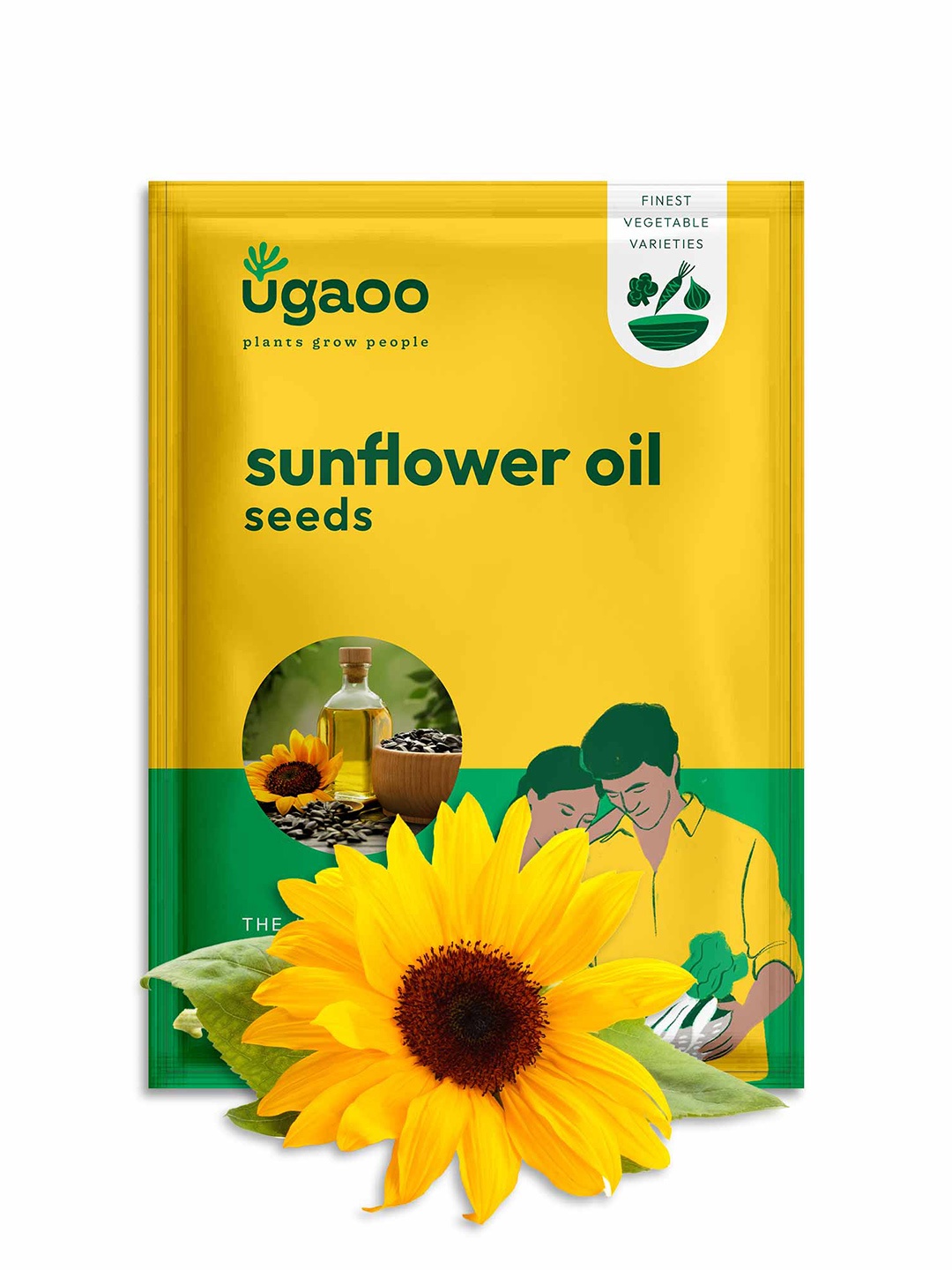 

UGAOO Sunflower Oil Seeds, Brown