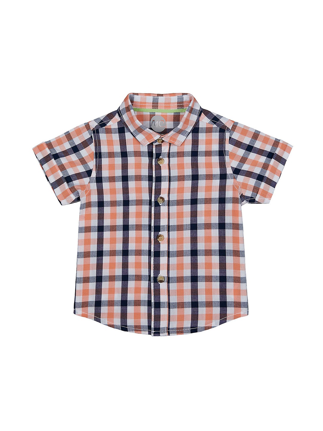 

mothercare Boys Opaque Checked Casual Shirt, Multi