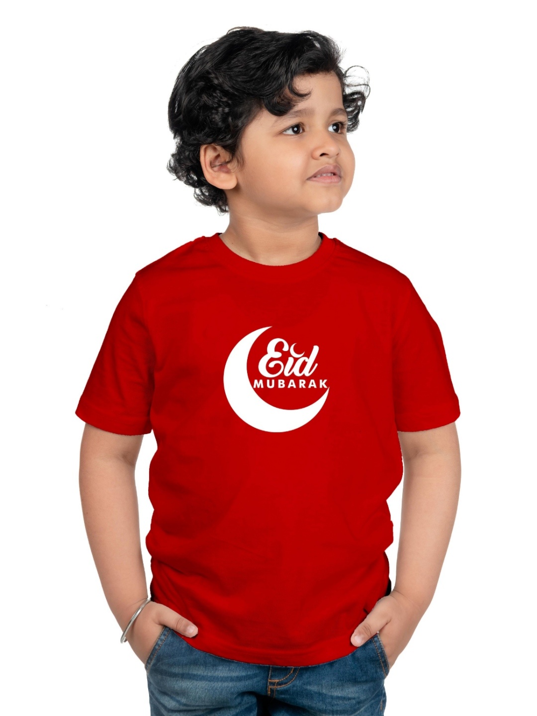 

Chombooka Kids Printed Applique T-shirt, Red