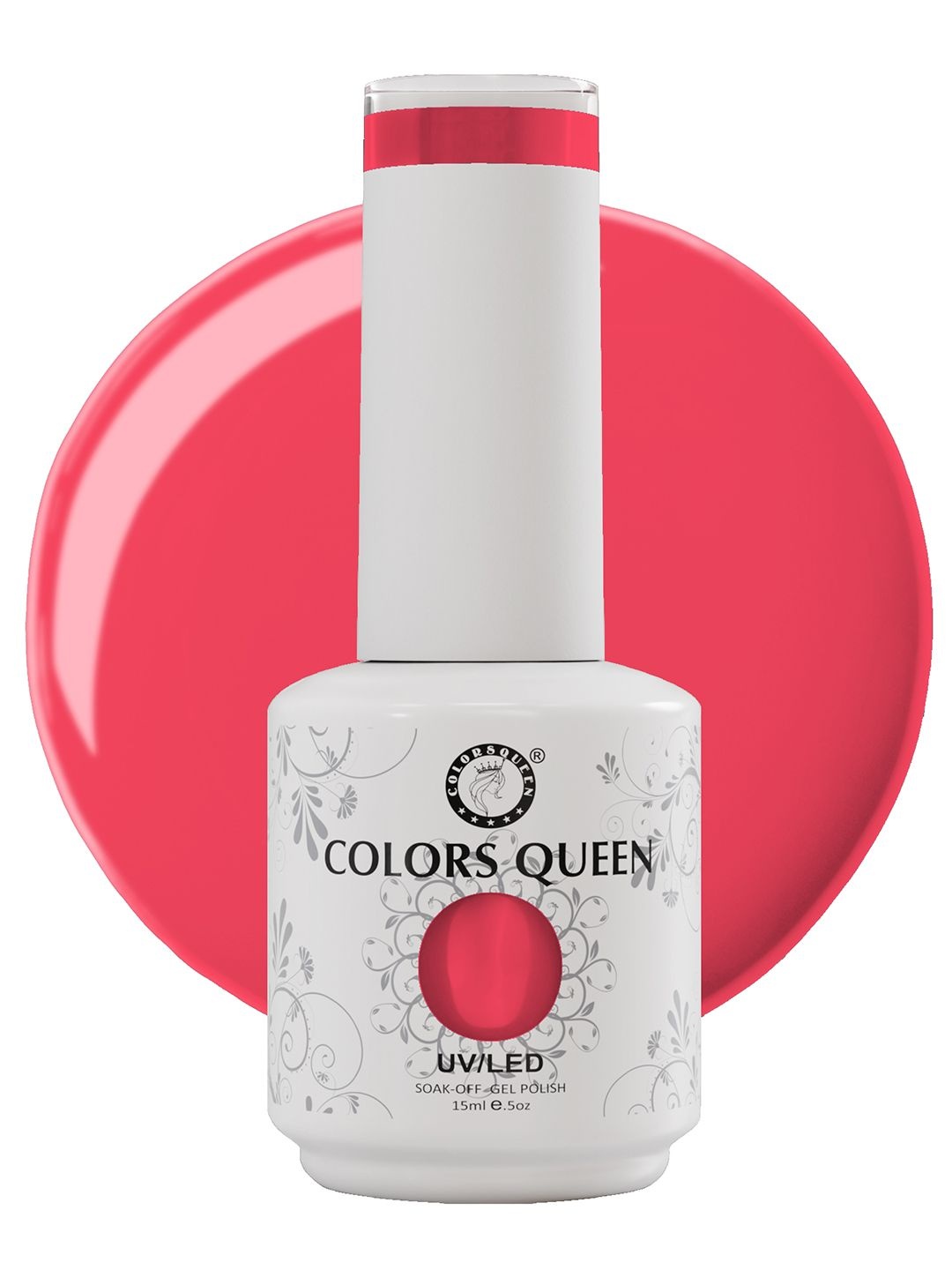 

Colors Queen UV/LED Soak Off Long Wearing Gel Polish 15ml - Shade 222, Pink